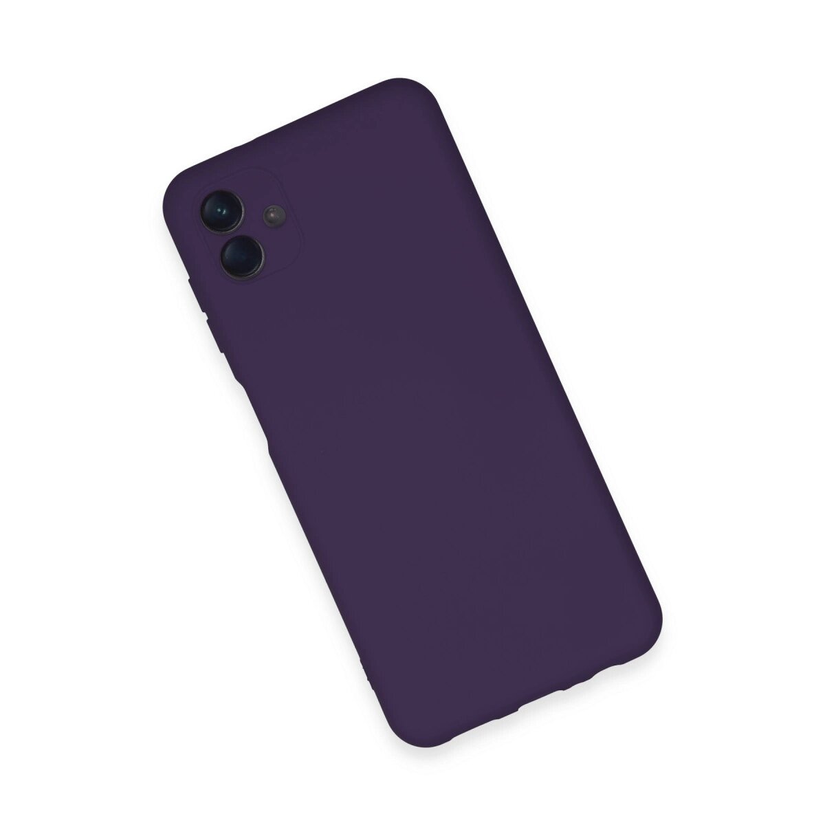 Samsung Galaxy A04e Kılıf Nano İçi Kadife Silikon - Mor Samsung Galaxy A04e Kılıf Nano İçi Kadife Silikon - Mor