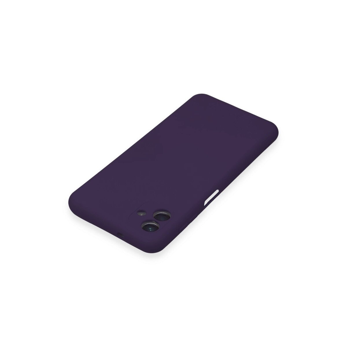 Samsung Galaxy A04e Kılıf Nano İçi Kadife Silikon - Mor Samsung Galaxy A04e Kılıf Nano İçi Kadife Silikon - Mor