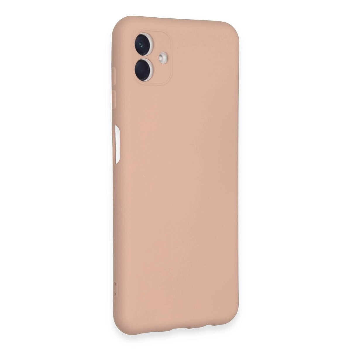 Samsung Galaxy A04e Kılıf Nano İçi Kadife Silikon - Pudra Samsung Galaxy A04e Kılıf Nano İçi Kadife Silikon - Pudra