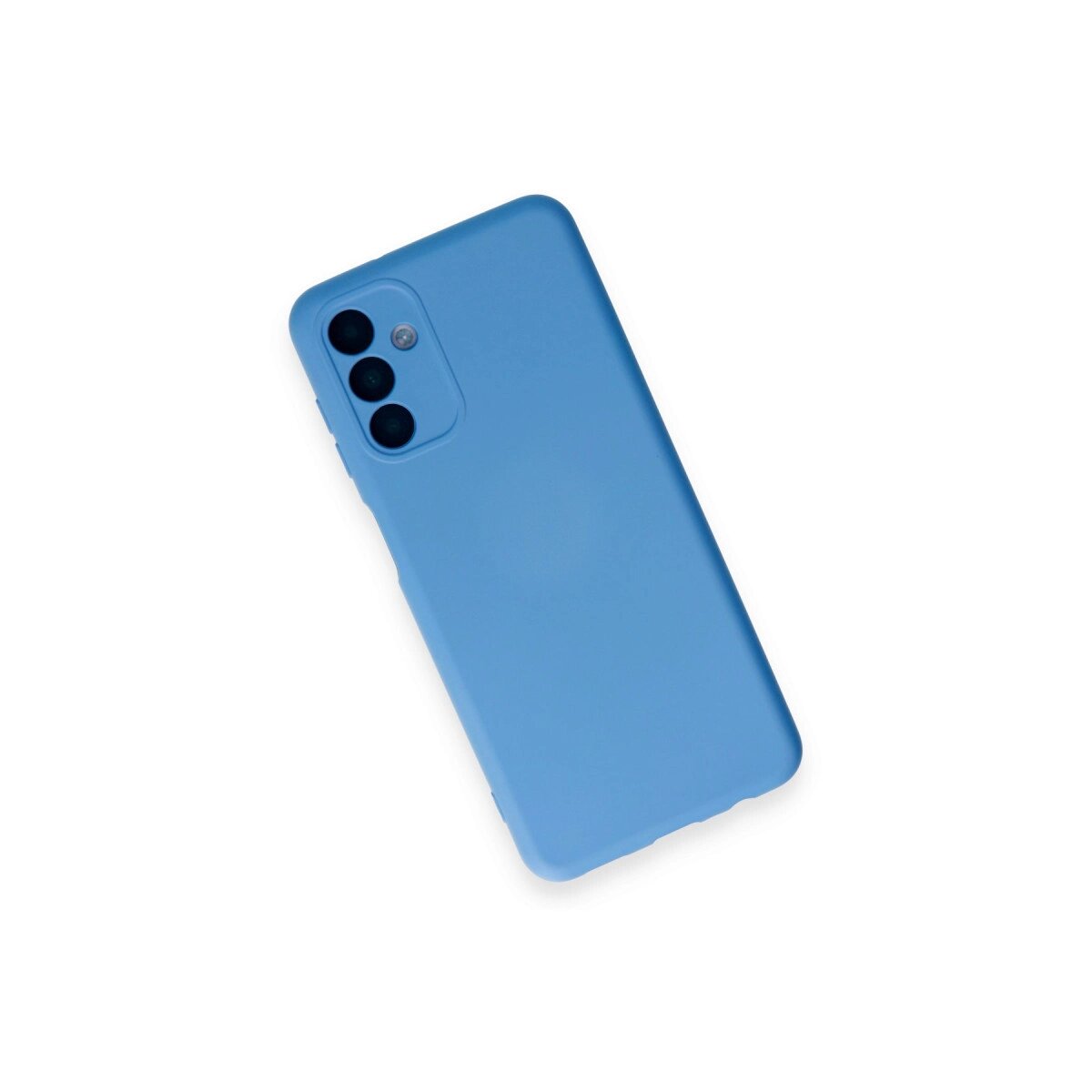 Samsung Galaxy A14 4g Kılıf Nano İçi Kadife Silikon - Mavi Samsung Galaxy A14 4g Kılıf Nano İçi Kadife Silikon - Mavi