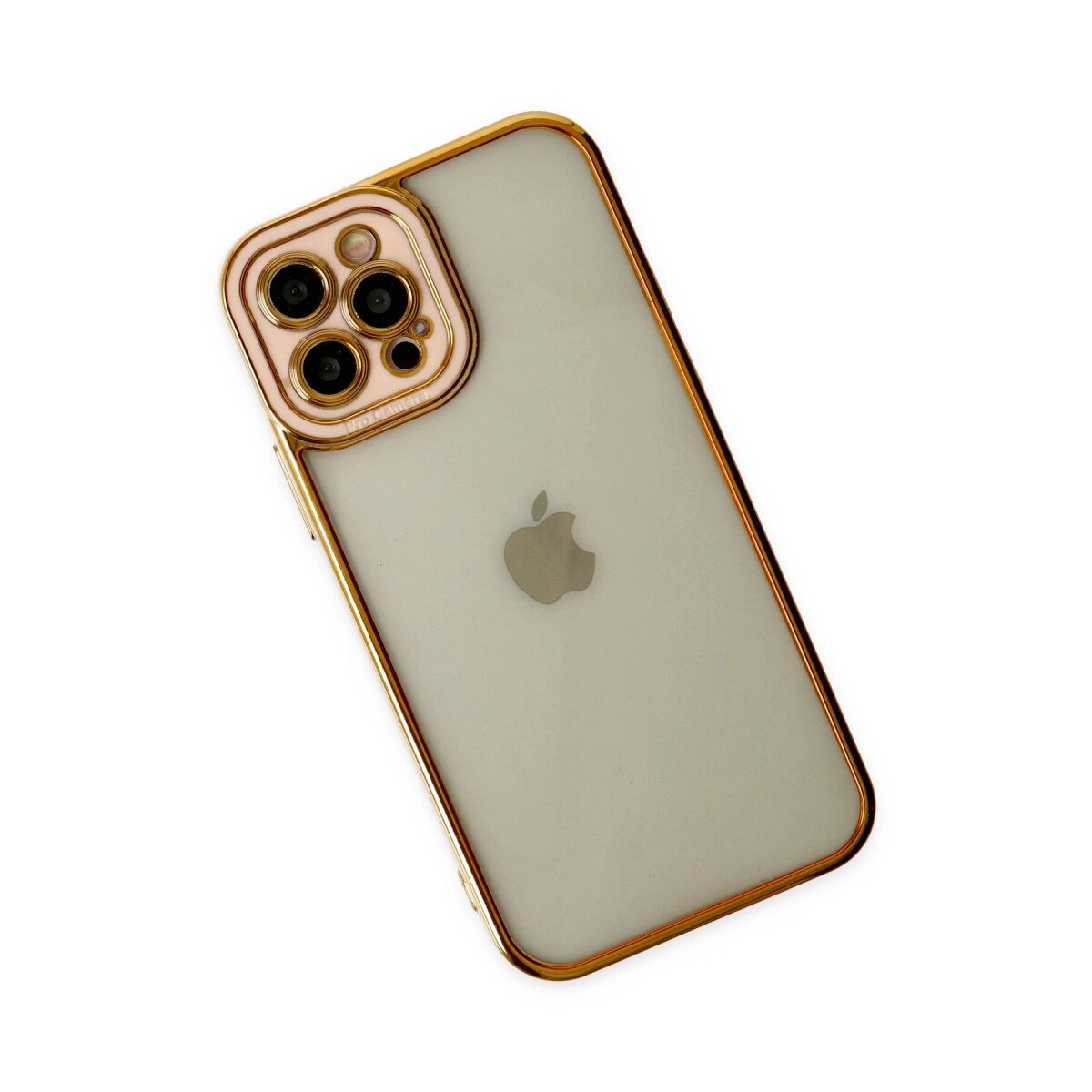 Apple İphone 12 Pro Kılıf Liva Lens Silikon - Rose Apple İphone 12 Pro Kılıf Liva Lens Silikon - Rose
