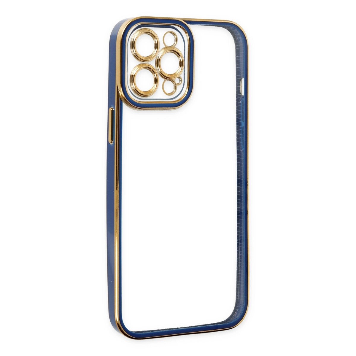 Apple İphone 12 Pro Kılıf Liva Lens Silikon - Mavi Apple İphone 12 Pro Kılıf Liva Lens Silikon - Mavi