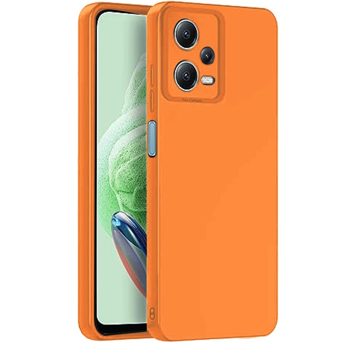 Xiaomi Redmi Note 12 Pro 5g Kılıf Nano İçi Kadife Silikon - Turuncu Xiaomi Redmi Note 12 Pro 5g Kılıf Nano İçi Kadife Silikon - Turuncu