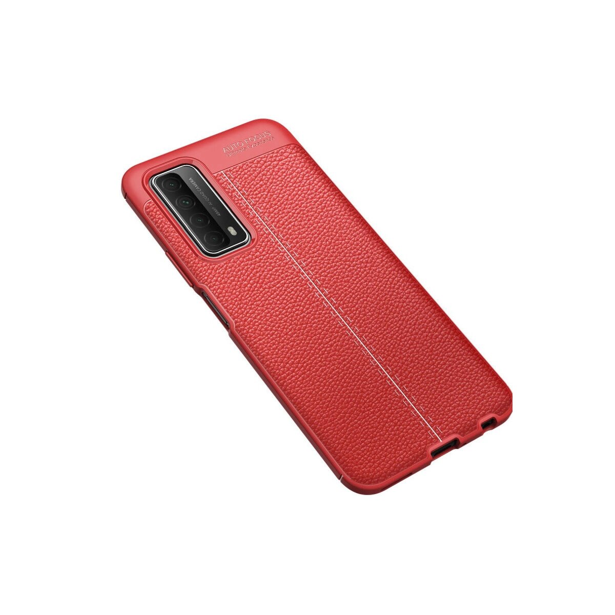 Huawei P Smart 2021 Kılıf Auto Focus Kapak - Kırmızı Huawei P Smart 2021 Kılıf Auto Focus Kapak - Kırmızı