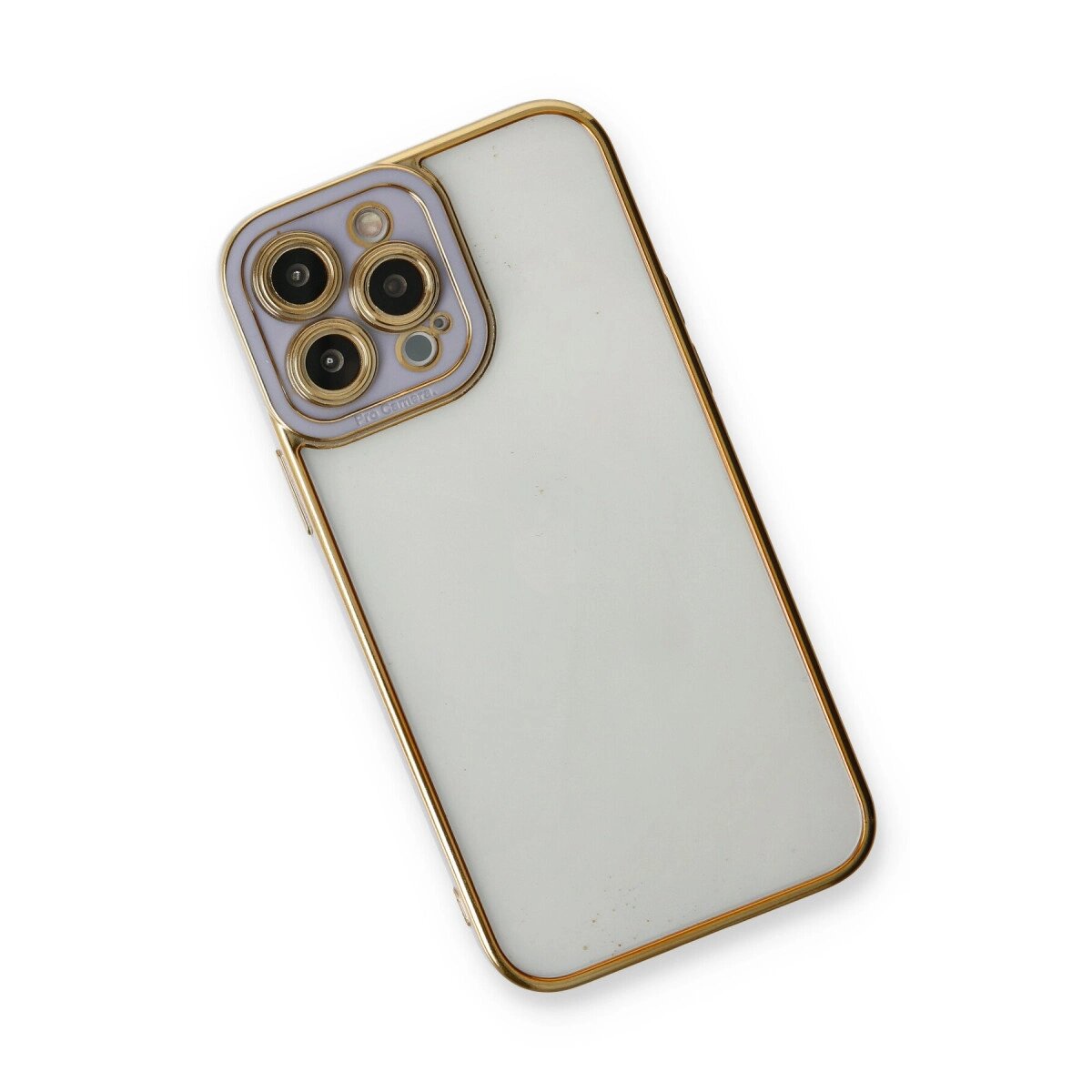 Apple İphone 13 Pro Max Kılıf Liva Lens Silikon - Lila Apple İphone 13 Pro Max Kılıf Liva Lens Silikon - Lila