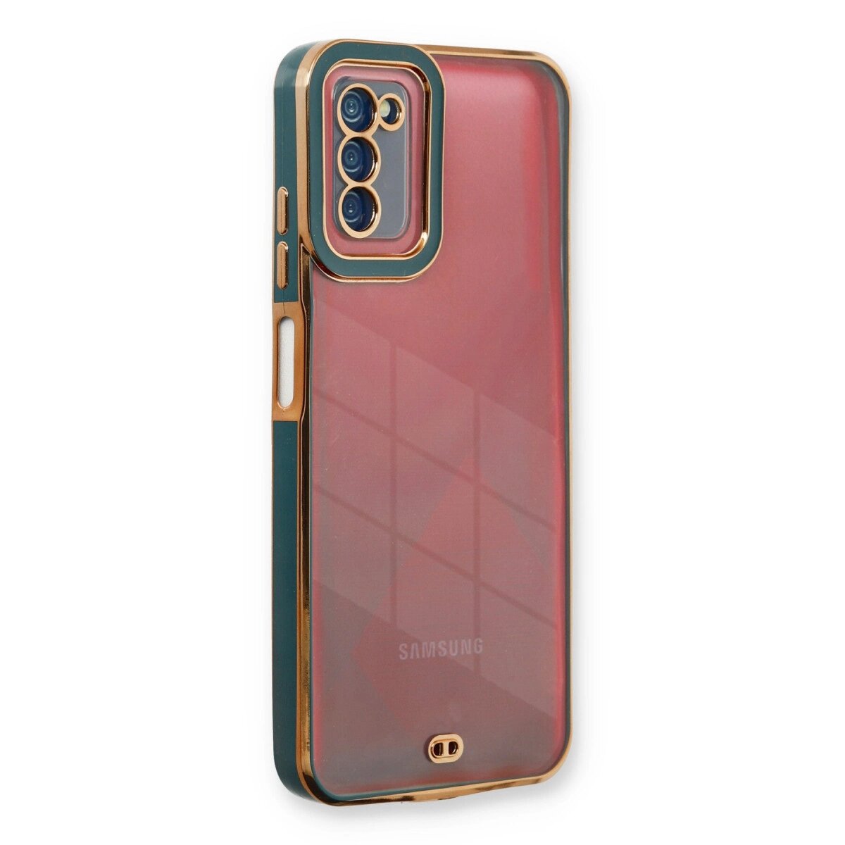 Galaxy A03s Kılıf Liva Lens  - Yeşil