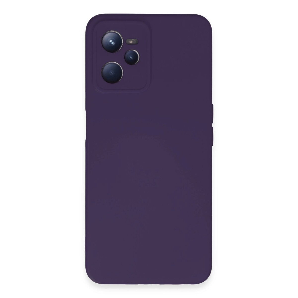 Realme C35 Kılıf Nano İçi Kadife Silikon - Mor Realme C35 Kılıf Nano İçi Kadife Silikon - Mor