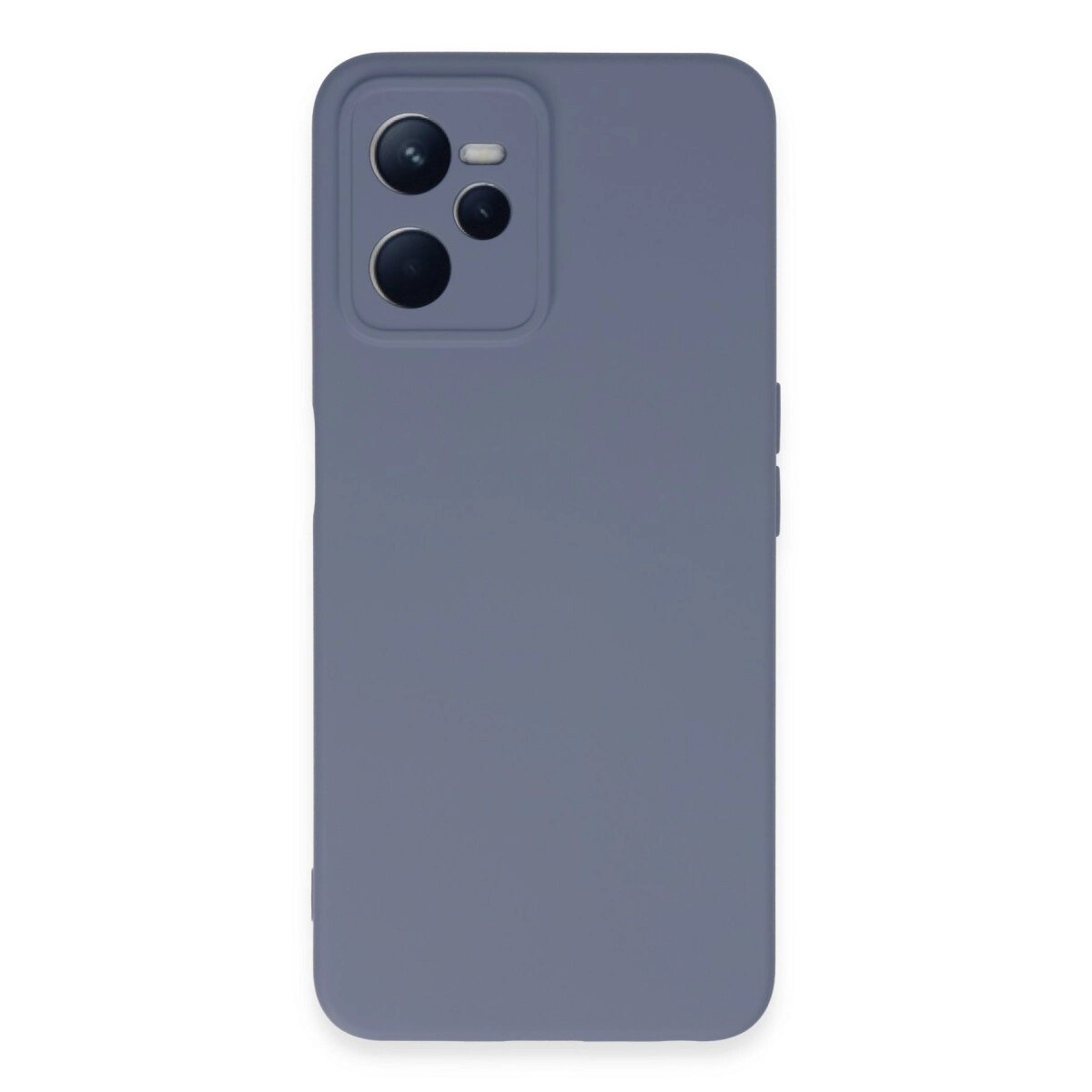 Realme C35 Kılıf Nano İçi Kadife Silikon - Gri Realme C35 Kılıf Nano İçi Kadife Silikon - Gri