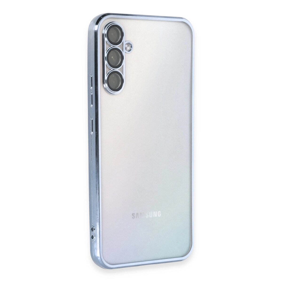 Samsung Galaxy A34 5g Kılıf Razer Lensli Silikon - Açık Mavi