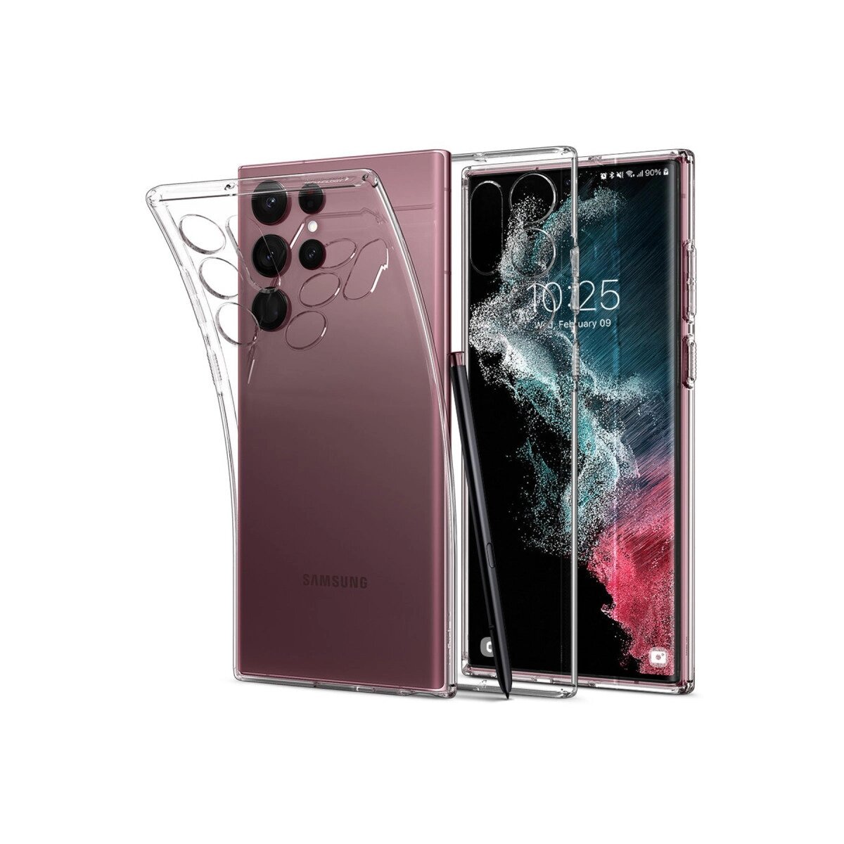 Samsung Galaxy S22 Ultra Kılıf Lüx Şeffaf Silikon Samsung Galaxy S22 Ultra Kılıf Lüx Şeffaf Silikon