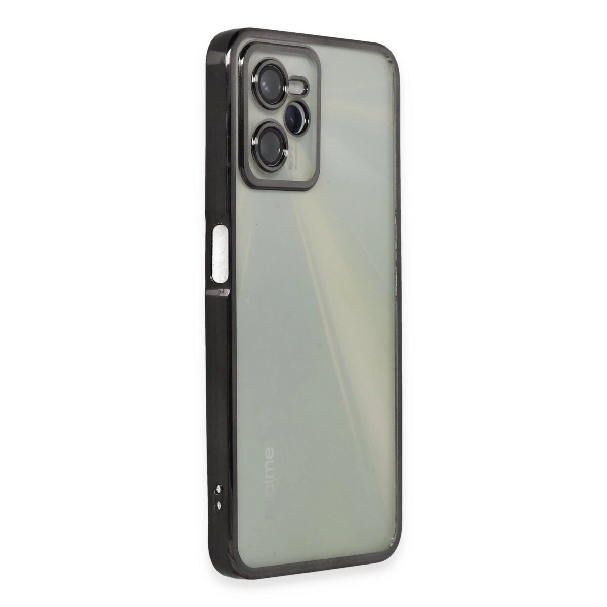 Realme C35 Kılıf Razer Lensli Silikon - Siyah Realme C35 Kılıf Razer Lensli Silikon - Siyah