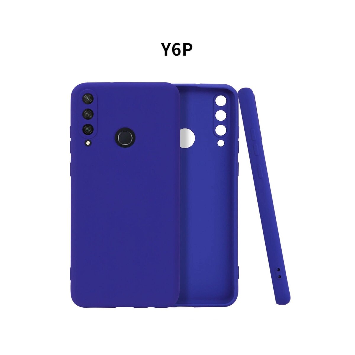 Huawei Y6p Kılıf First Silikon - Lacivert Huawei Y6p Kılıf First Silikon - Lacivert