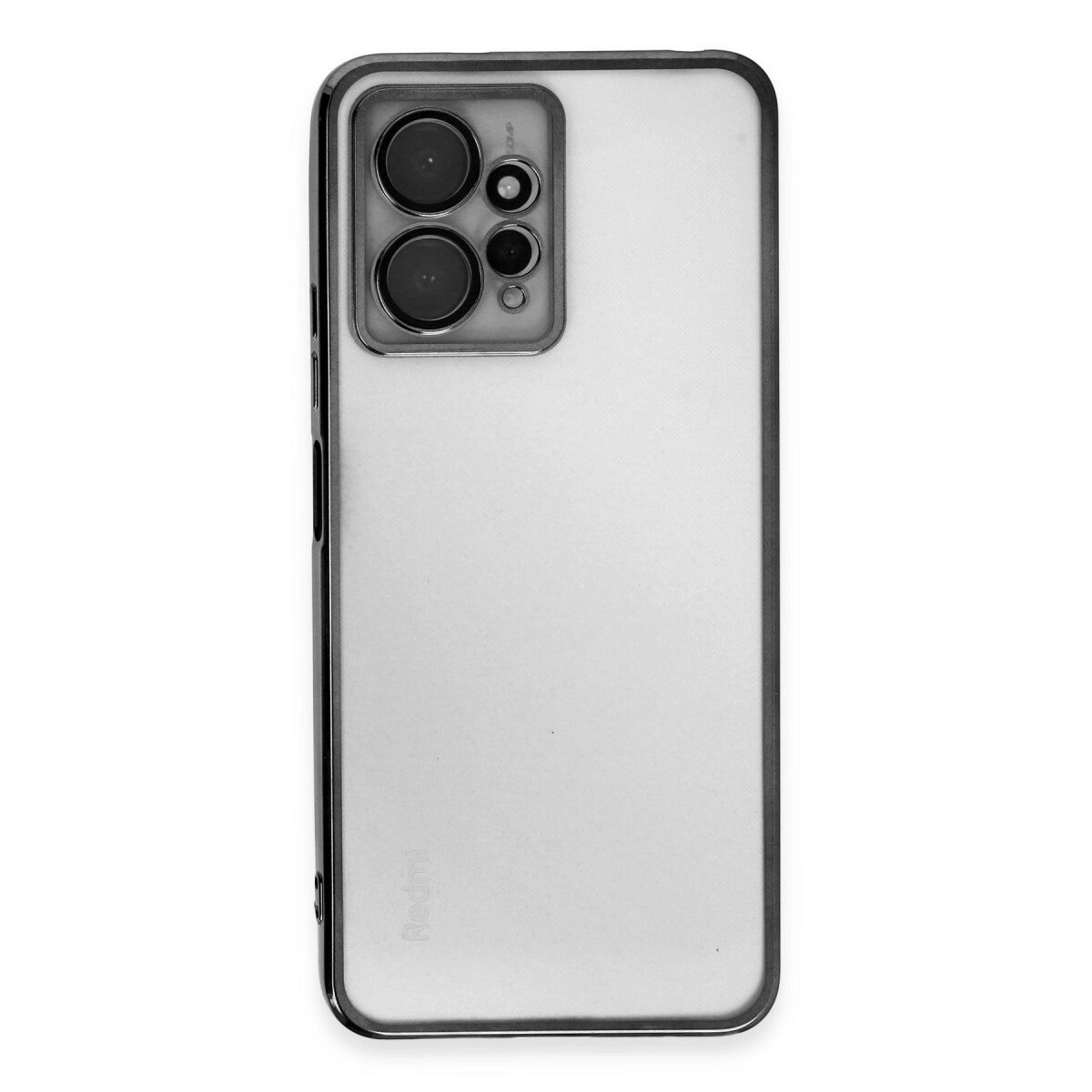 Xiaomi Redmi Note 12 4g Kılıf Razer Lensli Silikon - Siyah Xiaomi Redmi Note 12 4g Kılıf Razer Lensli Silikon - Siyah