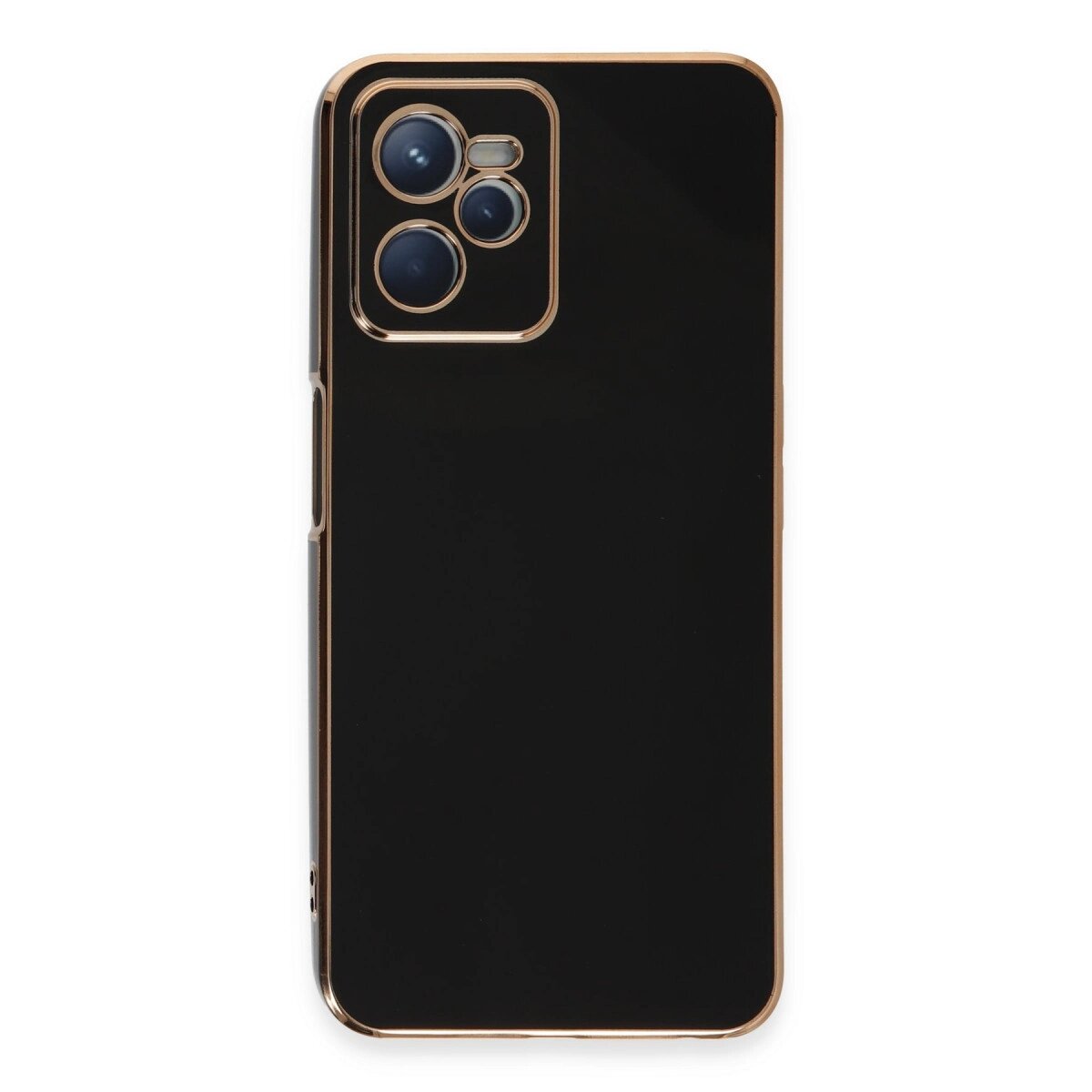 Realme C35 Kılıf Volet Silikon - Siyah Realme C35 Kılıf Volet Silikon - Siyah