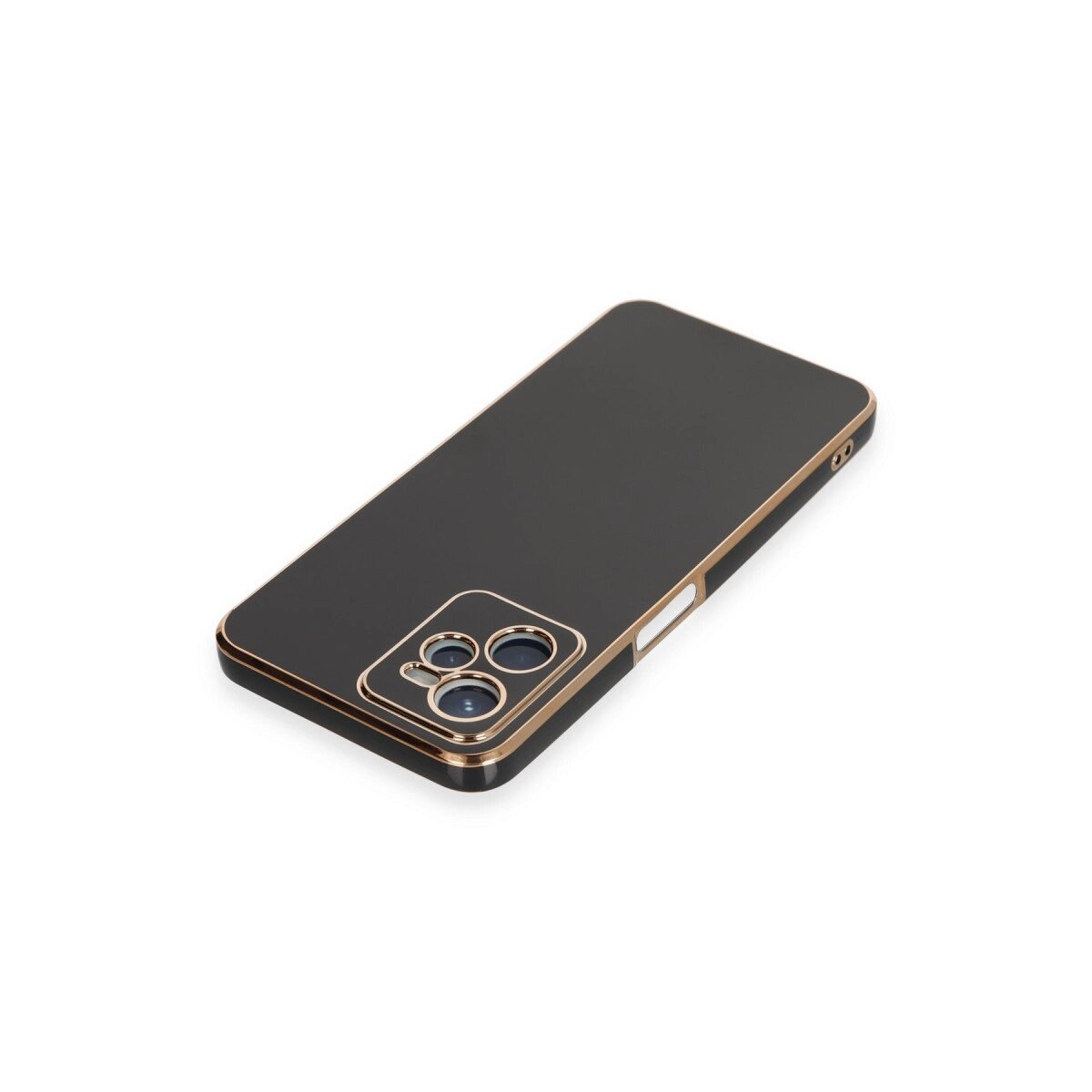 Realme C35 Kılıf Volet Silikon - Siyah Realme C35 Kılıf Volet Silikon - Siyah