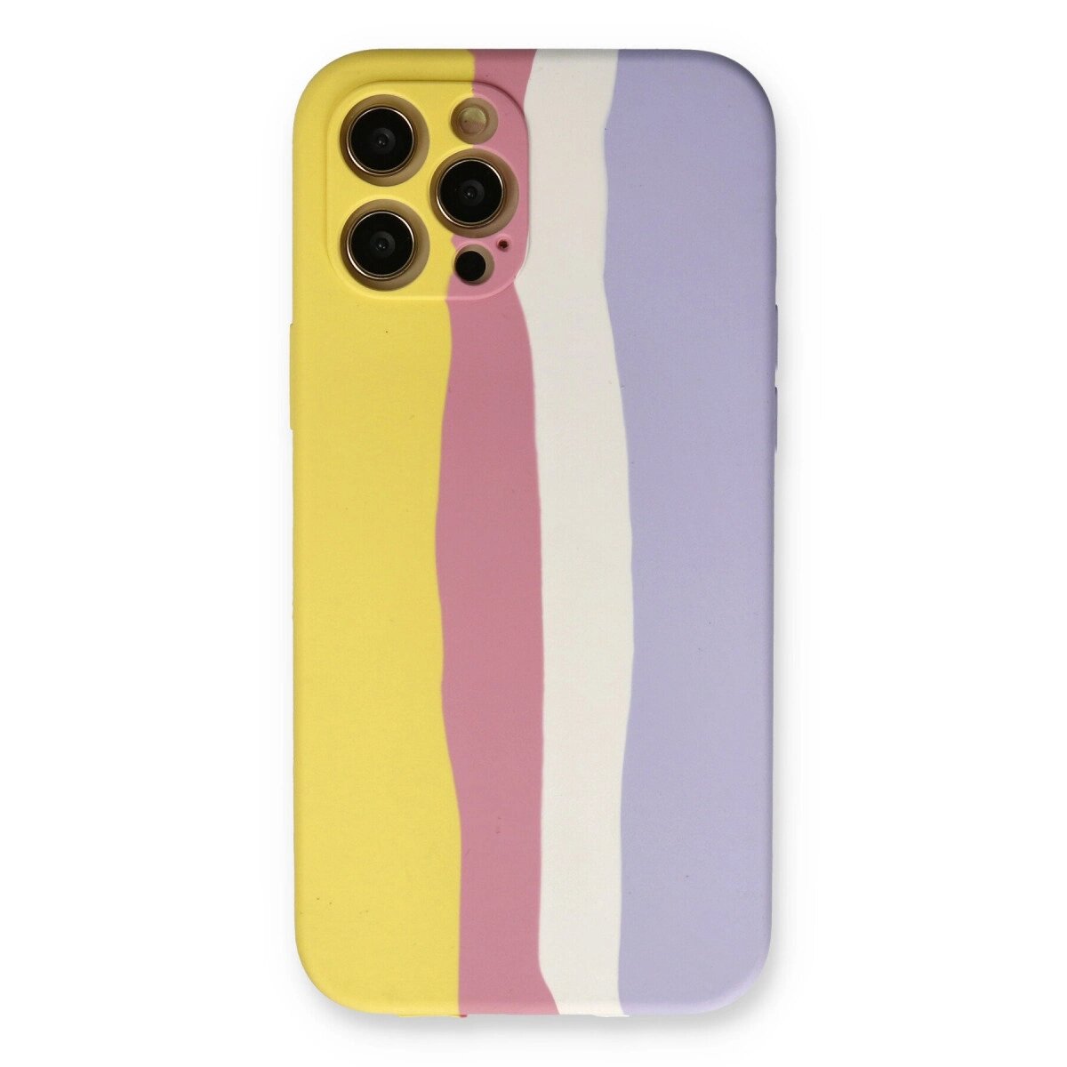 Apple İphone 12 Pro Max Kılıf Ebruli Lansman Silikon - Sarı-mavi Apple İphone 12 Pro Max Kılıf Ebruli Lansman Silikon - Sarı-mavi