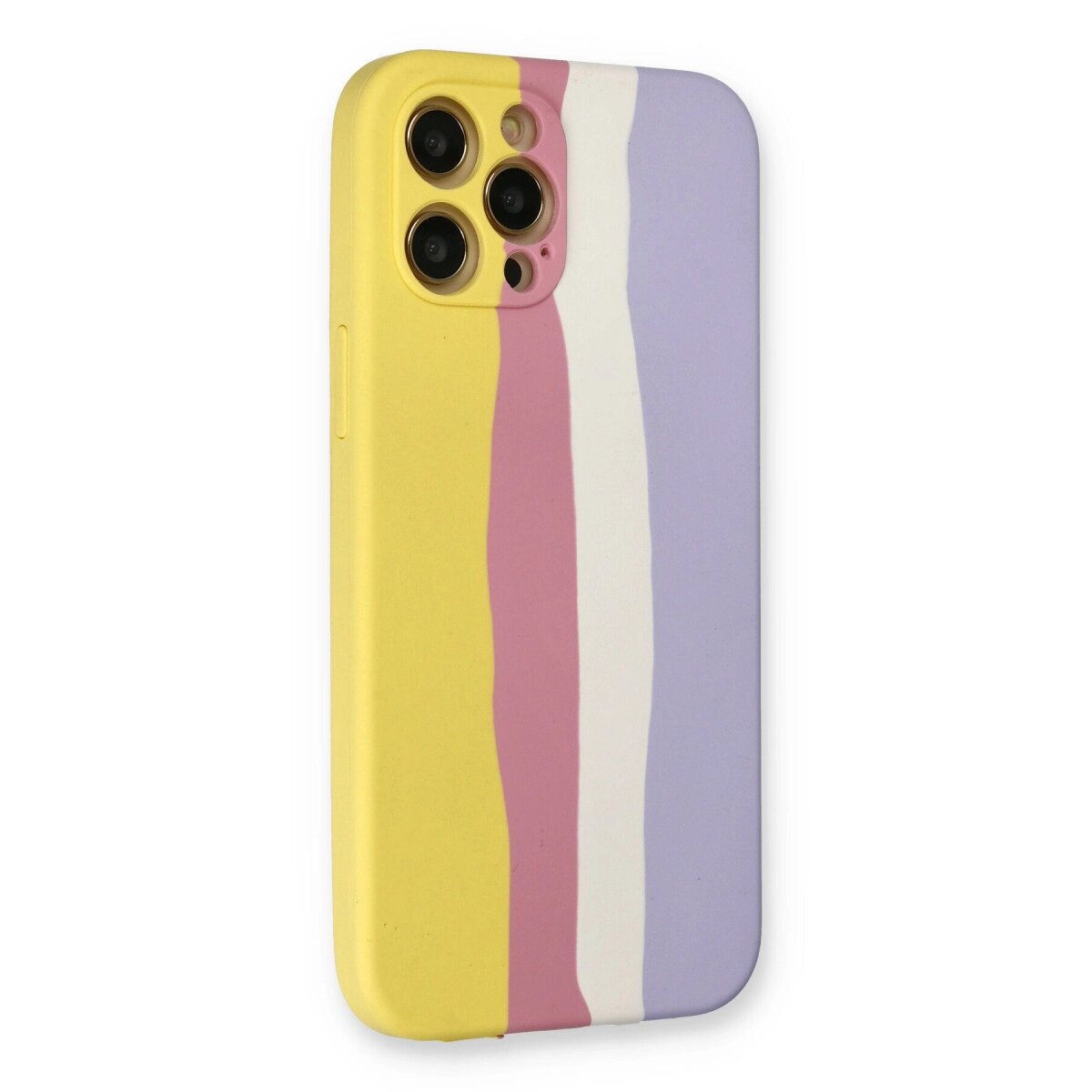 Apple İphone 12 Pro Max Kılıf Ebruli Lansman Silikon - Sarı-mavi Apple İphone 12 Pro Max Kılıf Ebruli Lansman Silikon - Sarı-mavi