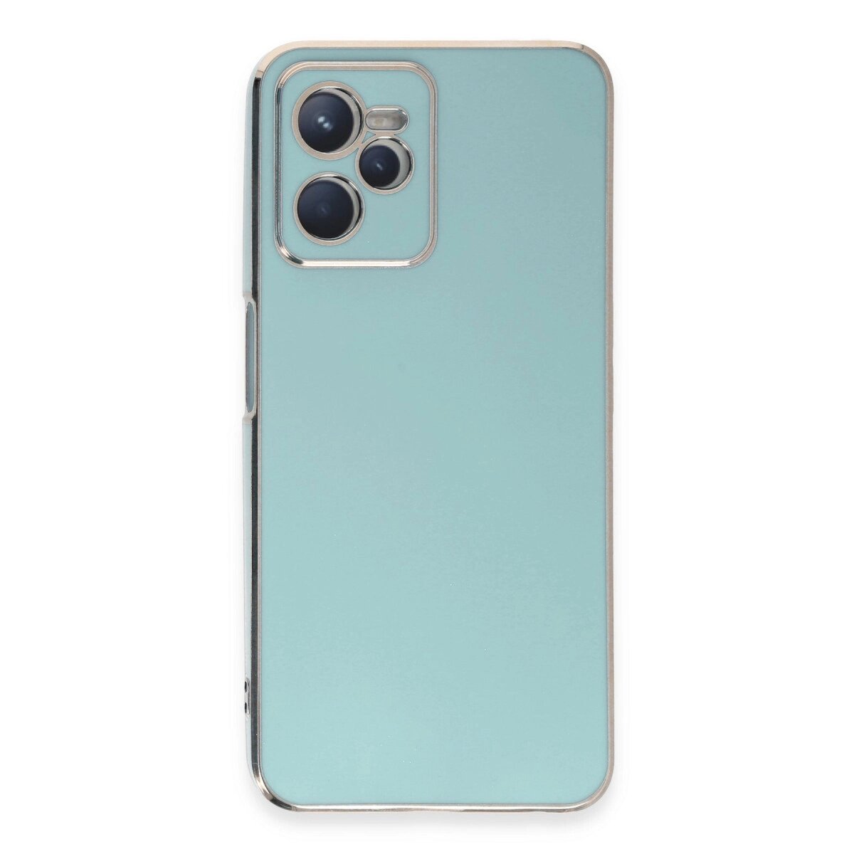 Realme C35 Kılıf Volet Silikon - Açık Yeşil Realme C35 Kılıf Volet Silikon - Açık Yeşil