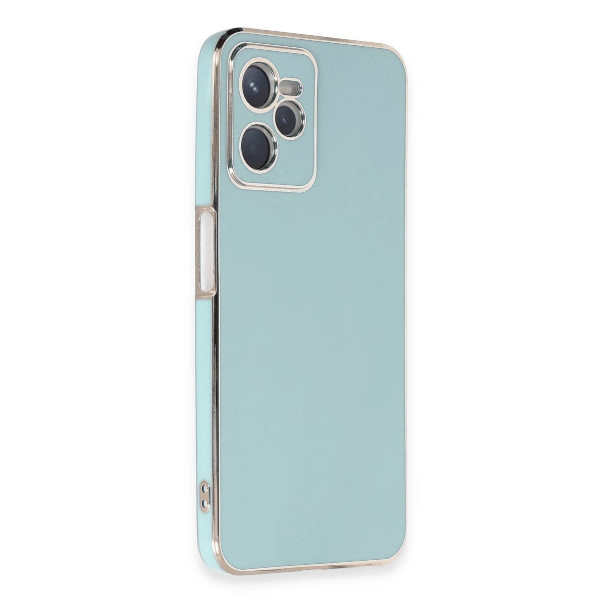Realme C35 Kılıf Volet Silikon - Açık Yeşil Realme C35 Kılıf Volet Silikon - Açık Yeşil