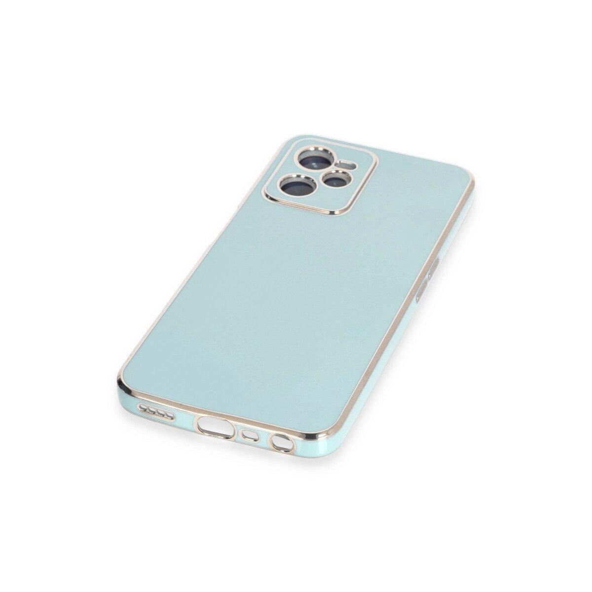 Realme C35 Kılıf Volet Silikon - Açık Yeşil Realme C35 Kılıf Volet Silikon - Açık Yeşil