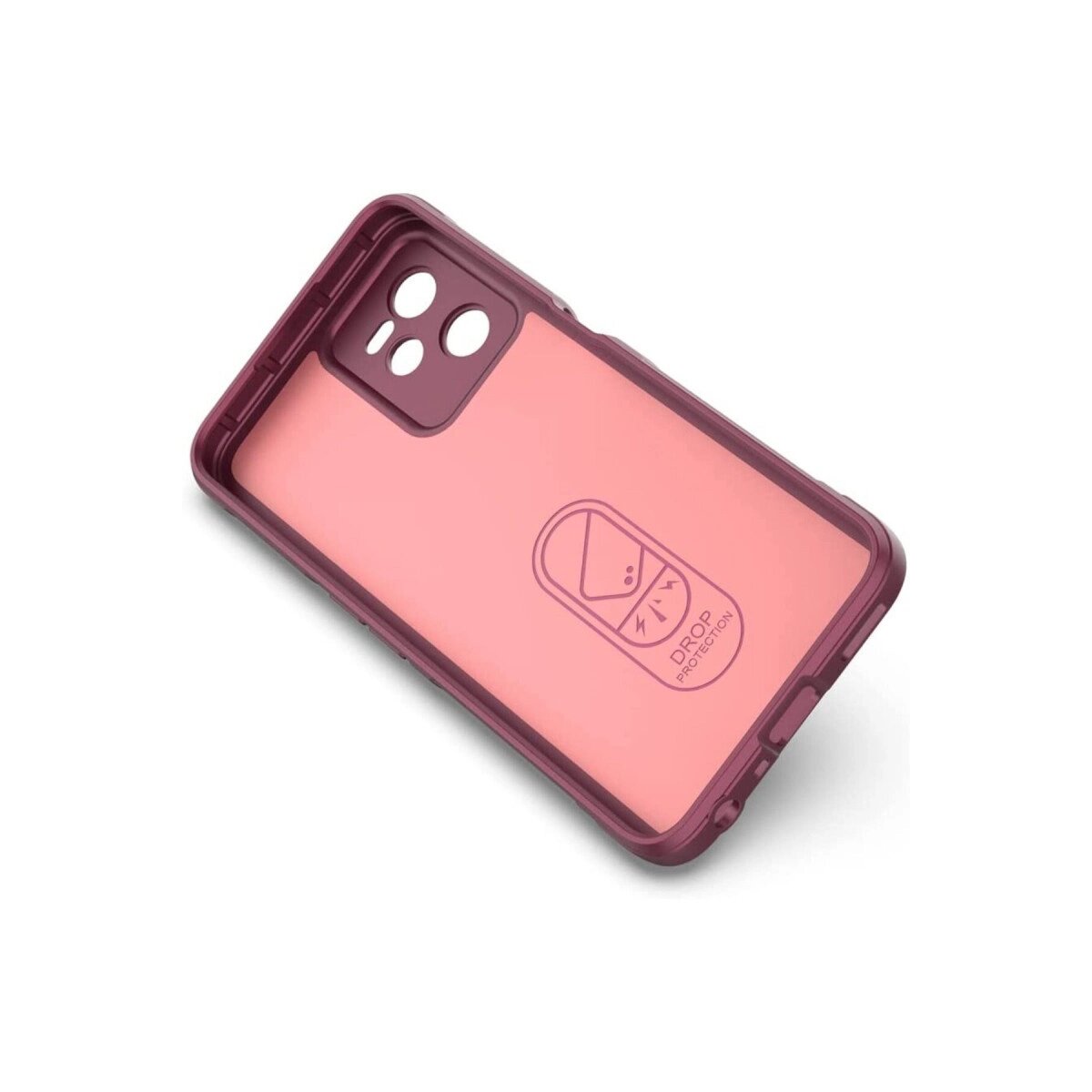 Realme C35 Kılıf Optimum Silikon - Bordo Realme C35 Kılıf Optimum Silikon - Bordo