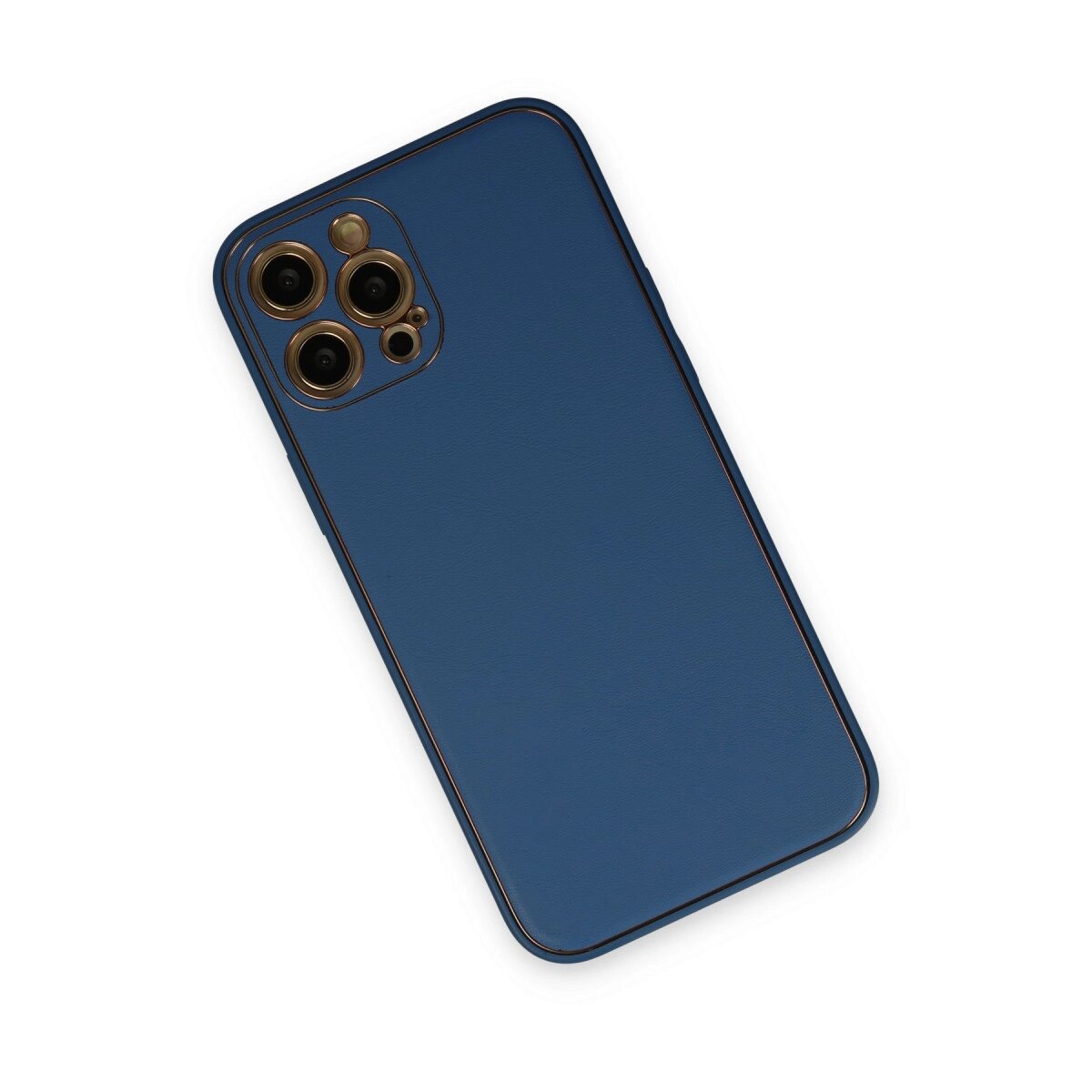 Apple İphone 12 Pro Kılıf Coco Deri Silikon Kapak - Açık Mavi Apple İphone 12 Pro Kılıf Coco Deri Silikon Kapak - Açık Mavi