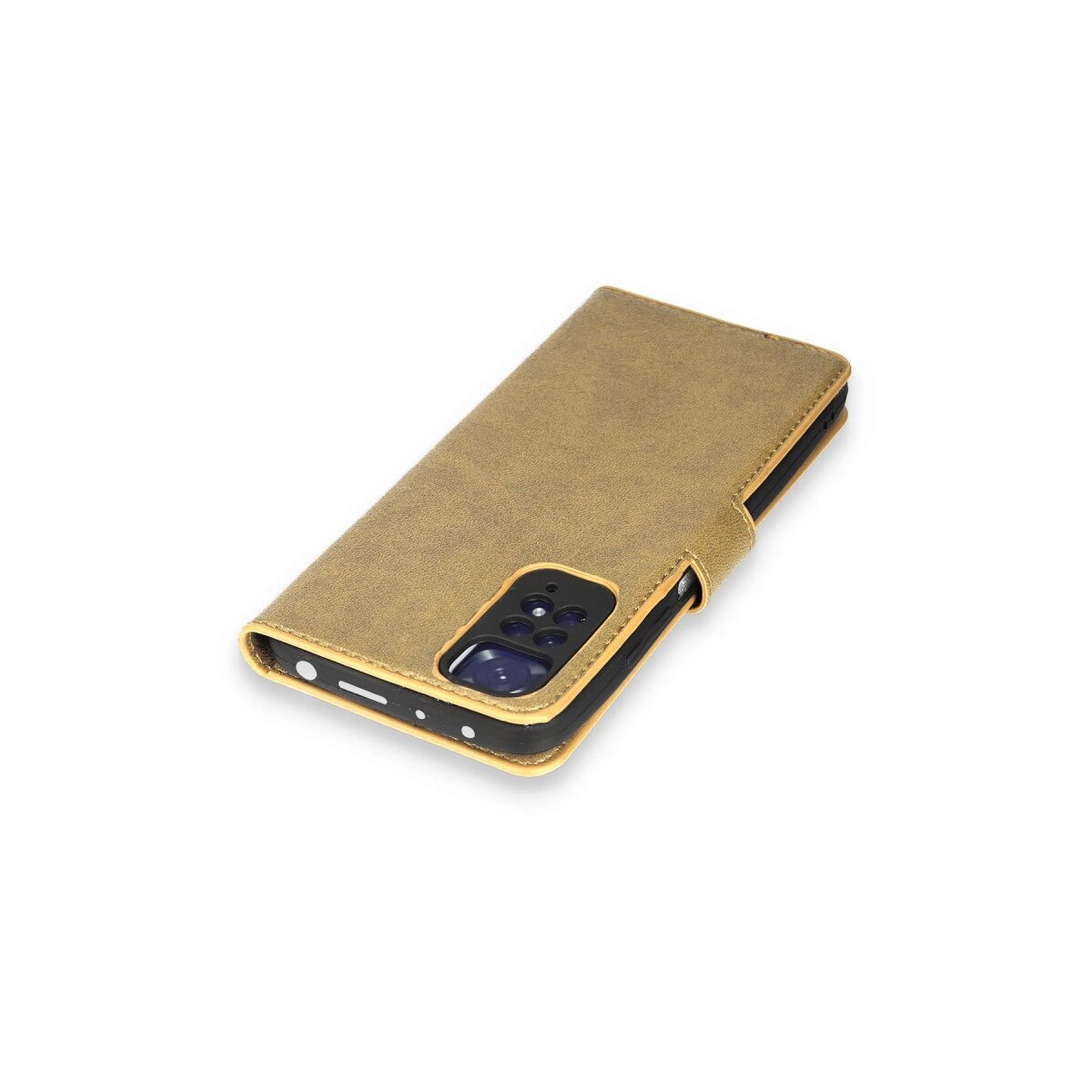 Xiaomi Redmi Note 11 Pro Kılıf Trend S Plus Kapaklı Kılıf - Gold Xiaomi Redmi Note 11 Pro Kılıf Trend S Plus Kapaklı Kılıf - Gold