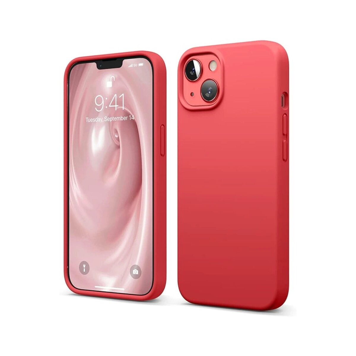 Apple İphone 14 Kılıf First Silikon - Kırmızı Apple İphone 14 Kılıf First Silikon - Kırmızı