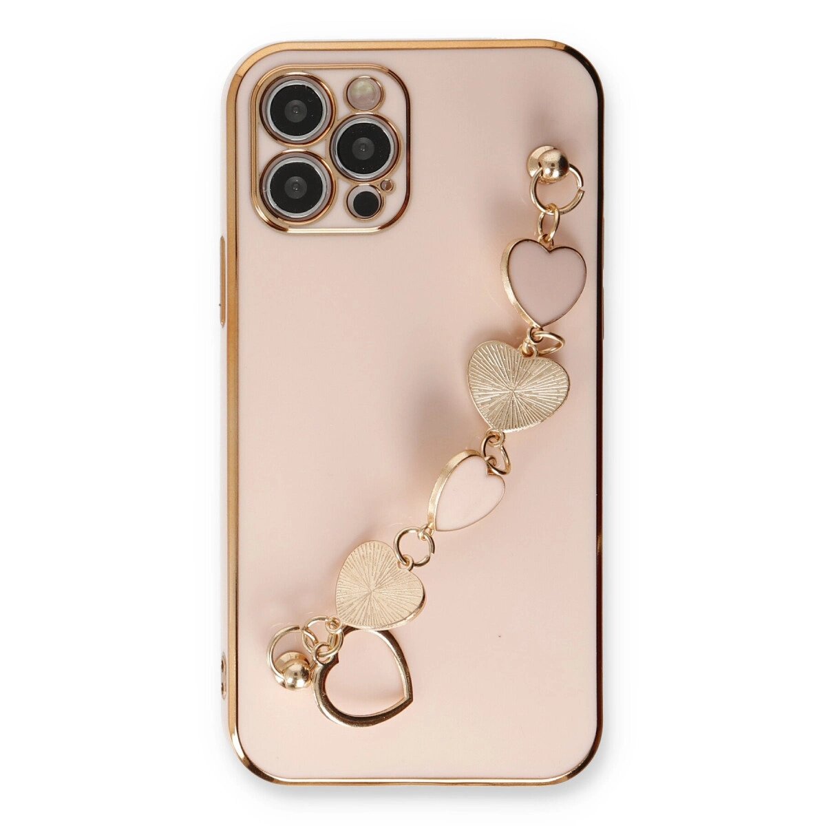 Apple İphone 12 Pro Kılıf Esila Silikon - Pudra