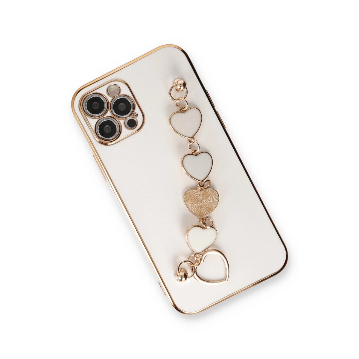 Apple İphone 12 Pro Max Kılıf Esila Silikon - Beyaz Apple İphone 12 Pro Max Kılıf Esila Silikon - Beyaz