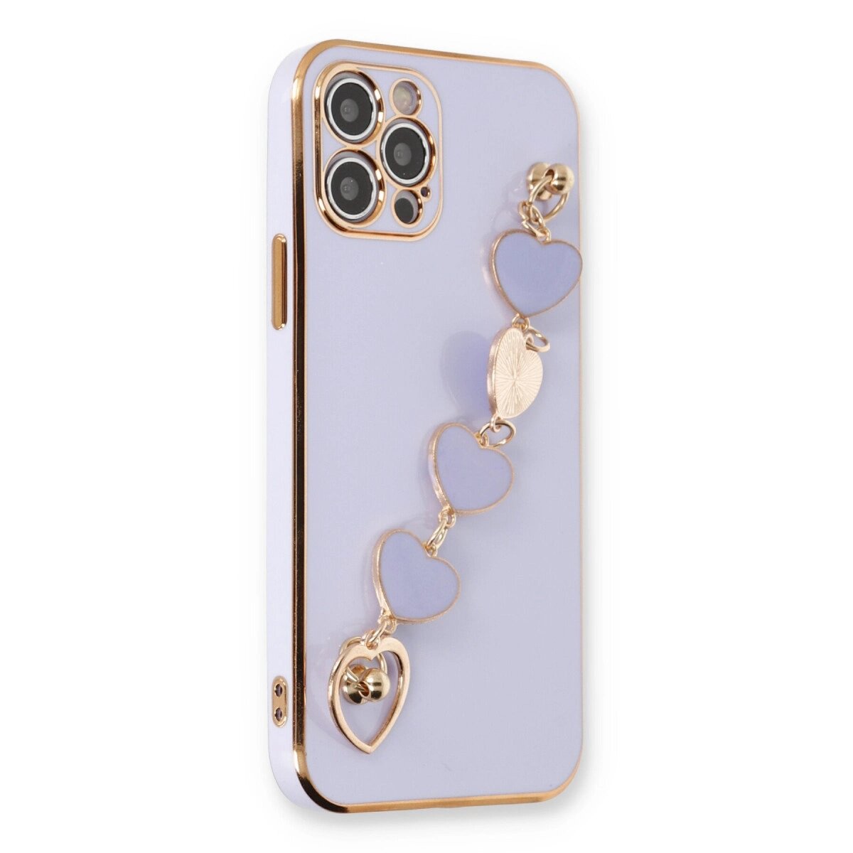 Apple İphone 12 Pro Max Kılıf Esila Silikon - Lila Apple İphone 12 Pro Max Kılıf Esila Silikon - Lila