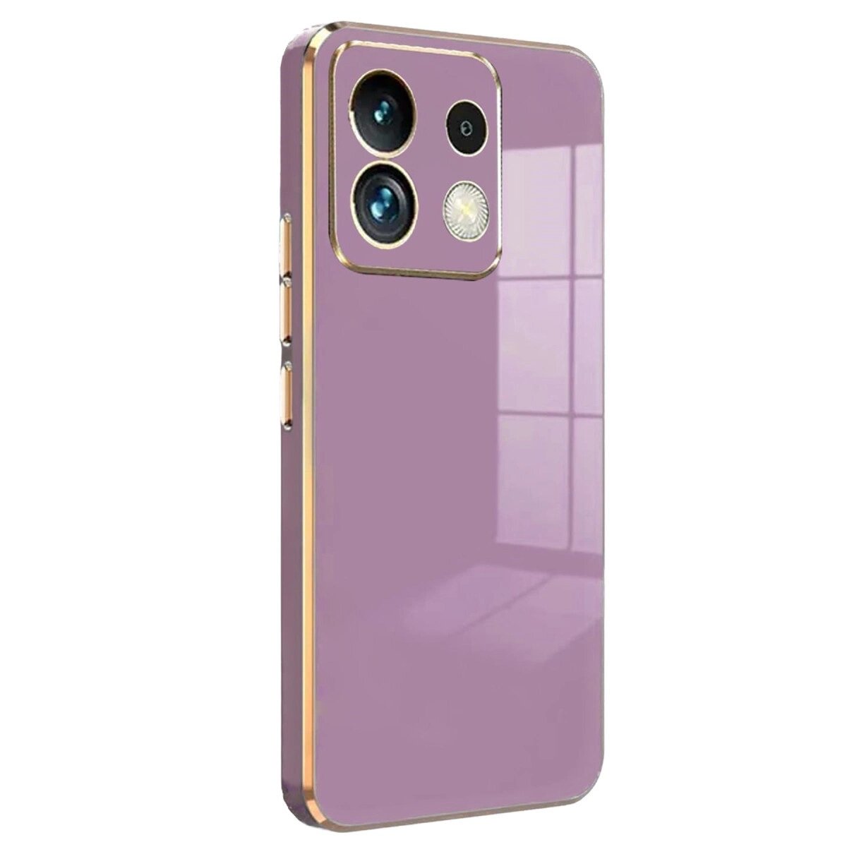 Xiaomi Redmi Note 13 5g Kılıf Volet Silikon - Mor Xiaomi Redmi Note 13 5g Kılıf Volet Silikon - Mor