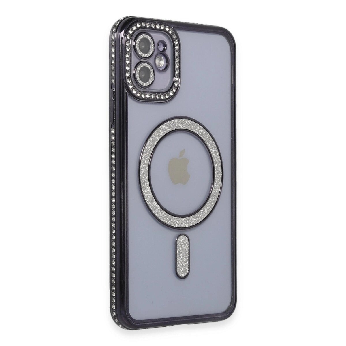 Apple İphone 11 Kılıf Joke Simli Magneticsafe Kılıf - Siyah Apple İphone 11 Kılıf Joke Simli Magneticsafe Kılıf - Siyah