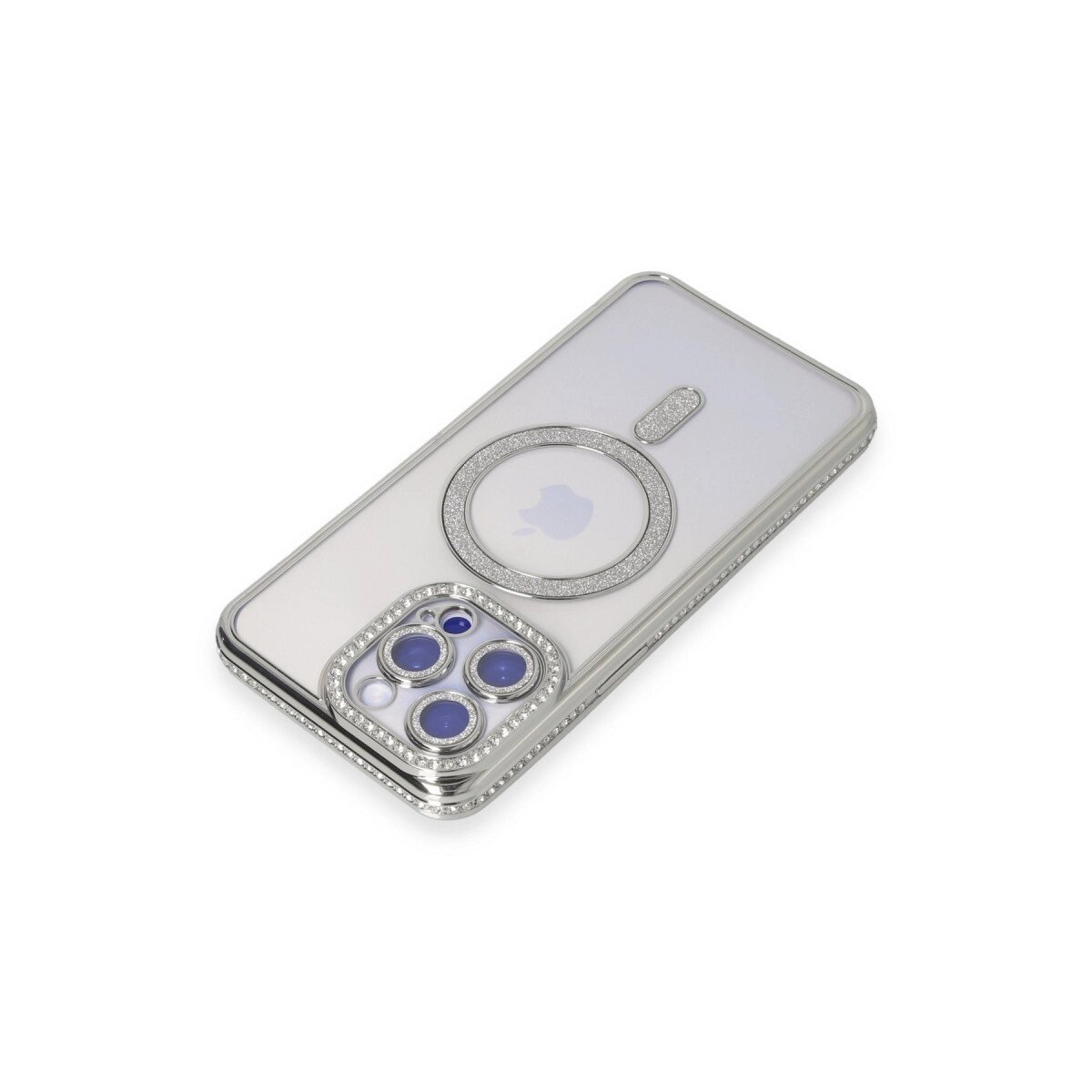 Apple İphone 14 Pro Max Kılıf Joke Simli Magneticsafe Kılıf - Gümüş Apple İphone 14 Pro Max Kılıf Joke Simli Magneticsafe Kılıf - Gümüş