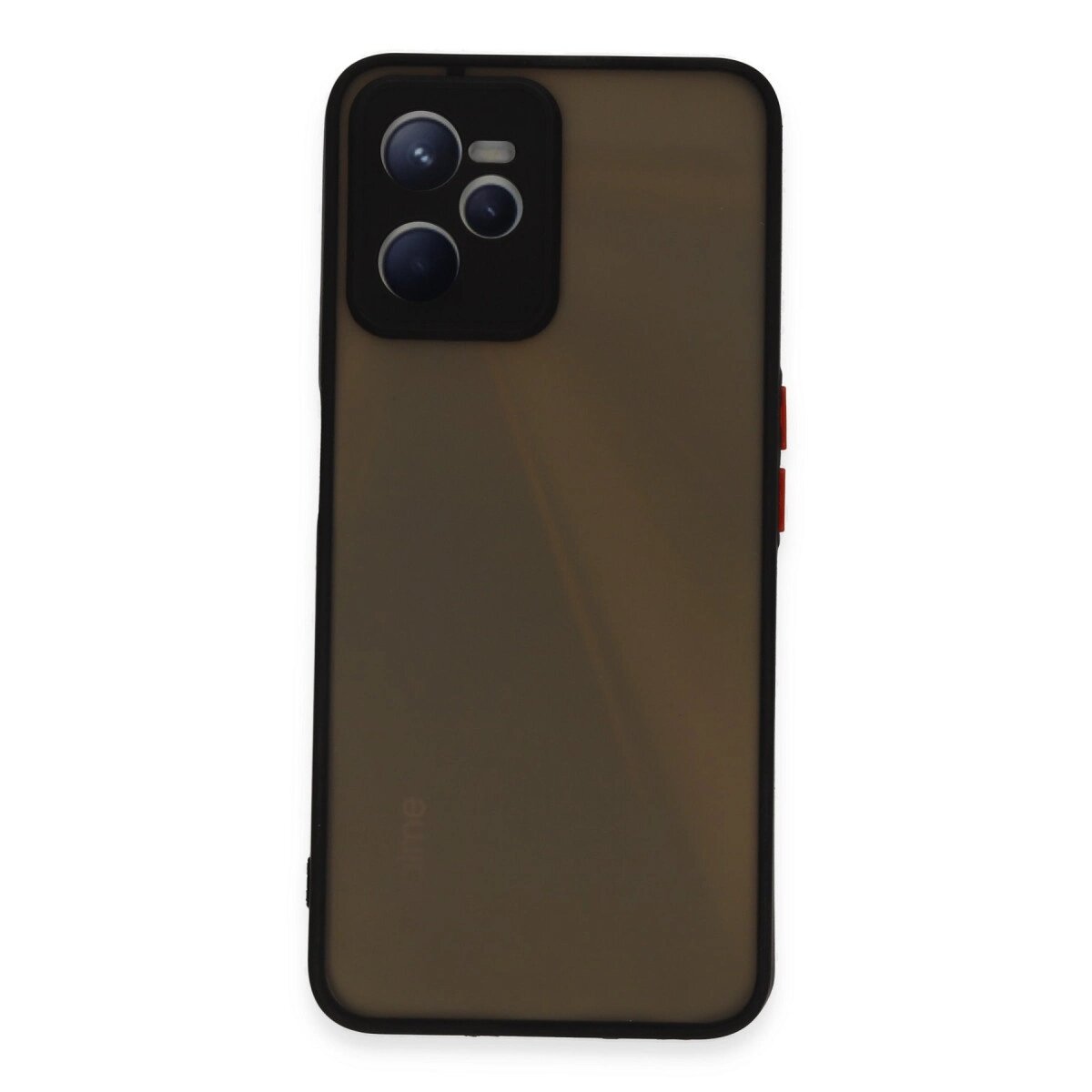 Realme C35 Kılıf Montreal Silikon Kapak - Siyah Realme C35 Kılıf Montreal Silikon Kapak - Siyah