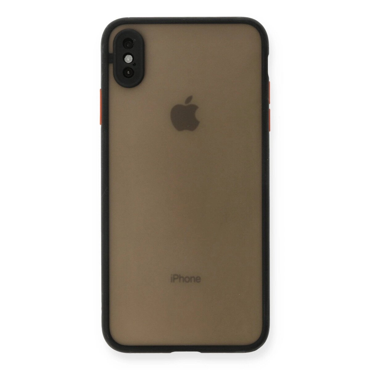 Apple İphone Xs Max Kılıf Montreal Silikon Kapak - Siyah Apple İphone Xs Max Kılıf Montreal Silikon Kapak - Siyah