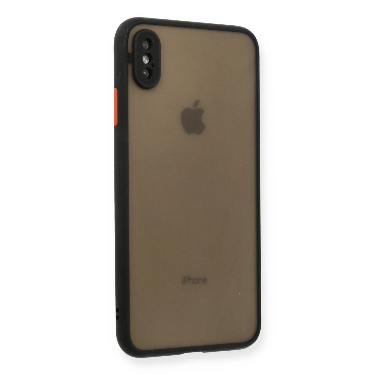 Apple İphone Xs Max Kılıf Montreal Silikon Kapak - Siyah Apple İphone Xs Max Kılıf Montreal Silikon Kapak - Siyah