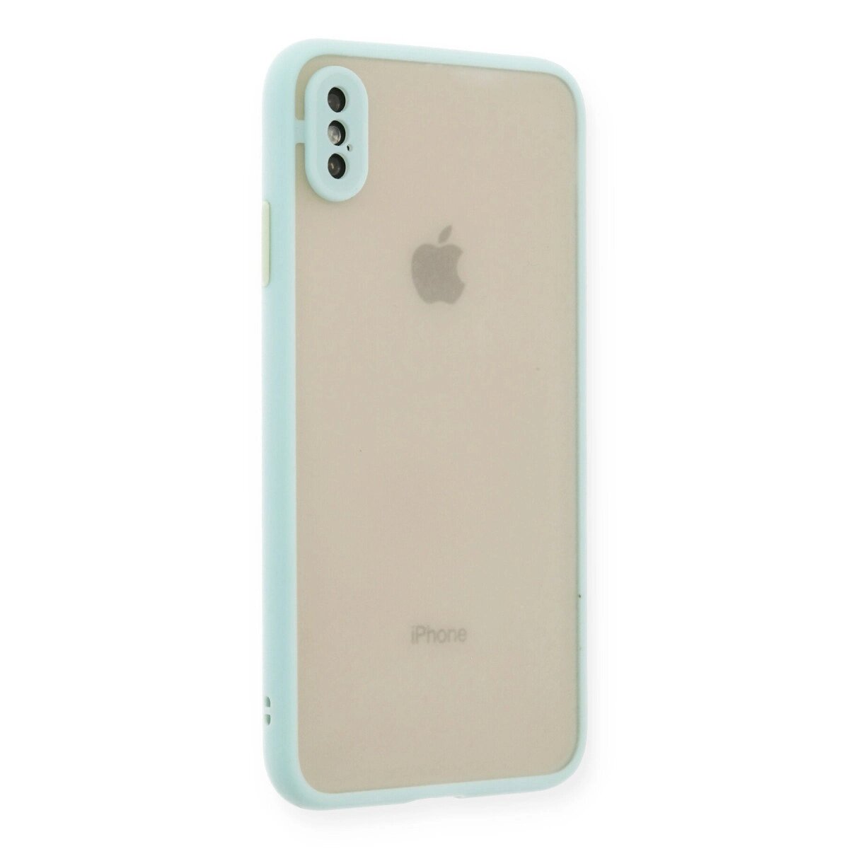 Apple İphone Xs Max Kılıf Montreal Silikon Kapak - Turkuaz Apple İphone Xs Max Kılıf Montreal Silikon Kapak - Turkuaz