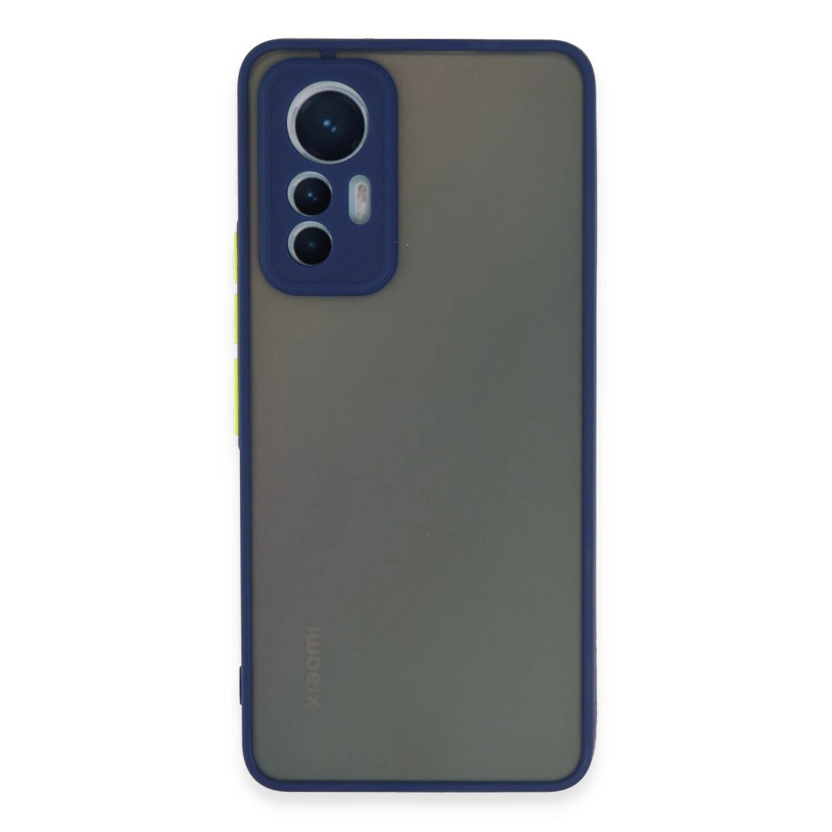 Xiaomi Mi 12 Lite Kılıf Montreal Silikon Kapak - Lacivert Xiaomi Mi 12 Lite Kılıf Montreal Silikon Kapak - Lacivert