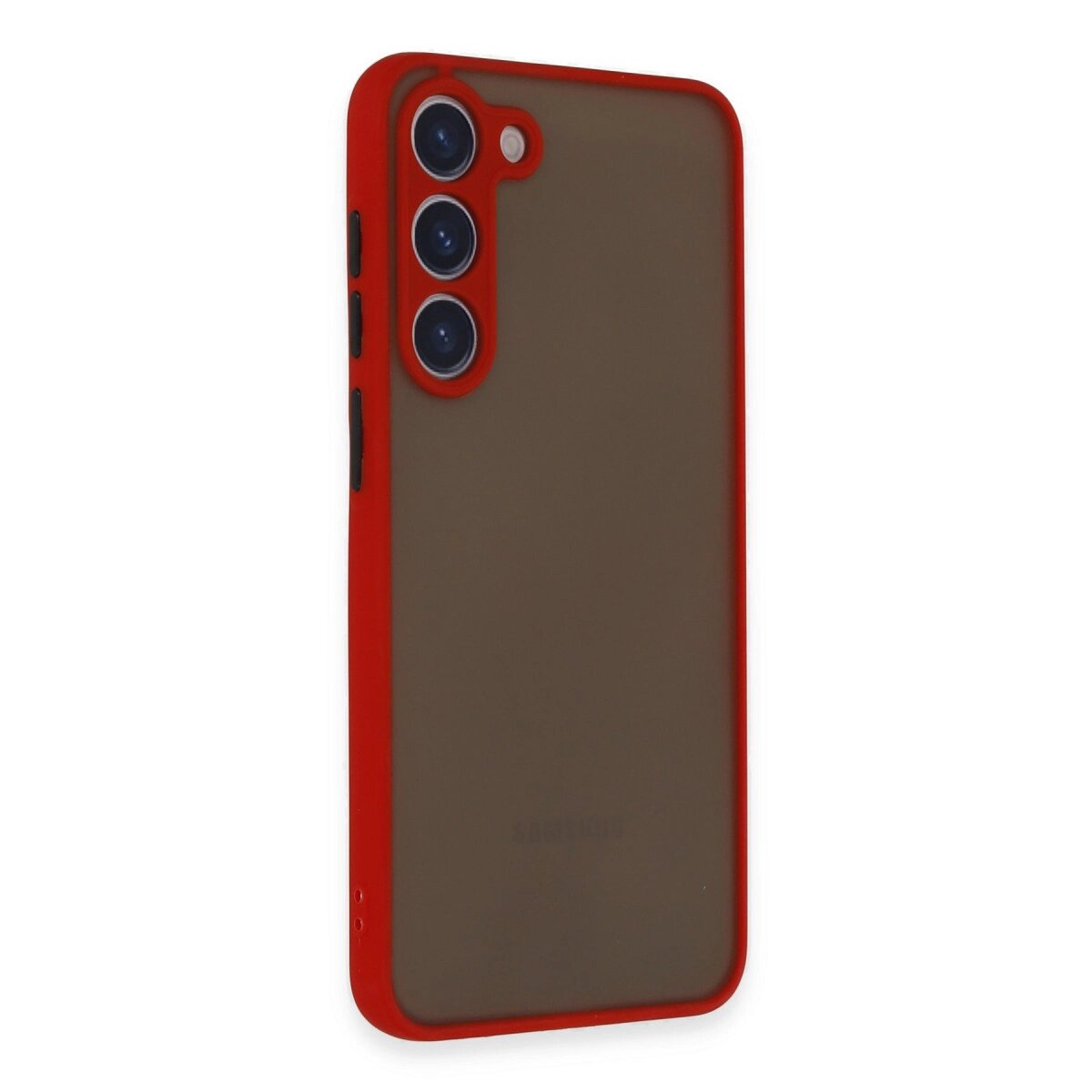 Samsung Galaxy S23 Plus Kılıf Montreal Silikon Kapak - Kırmızı Samsung Galaxy S23 Plus Kılıf Montreal Silikon Kapak - Kırmızı