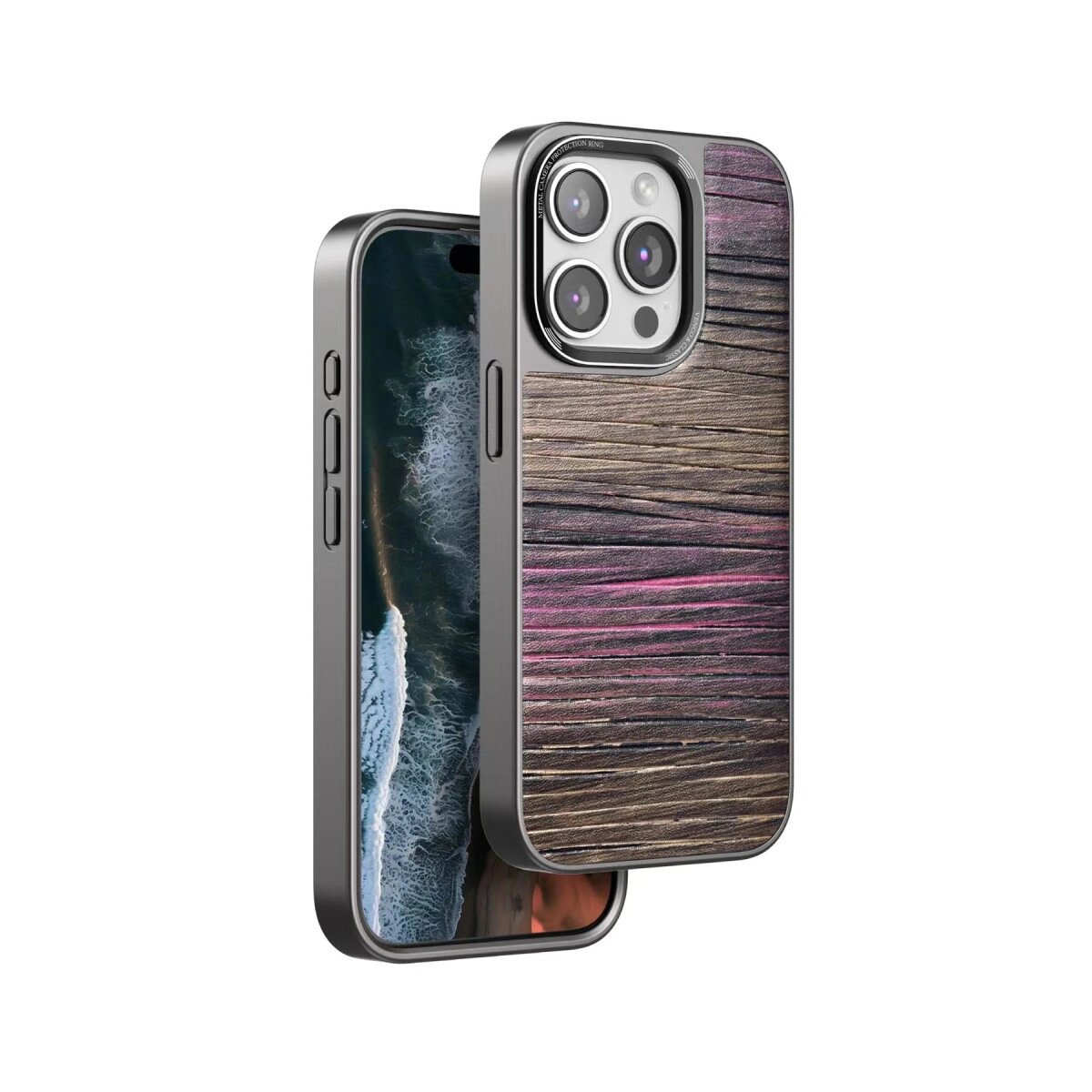 Venco Apple İphone 15 Pro Max Wave Kapak - Pembe Venco Apple İphone 15 Pro Max Wave Kapak - Pembe