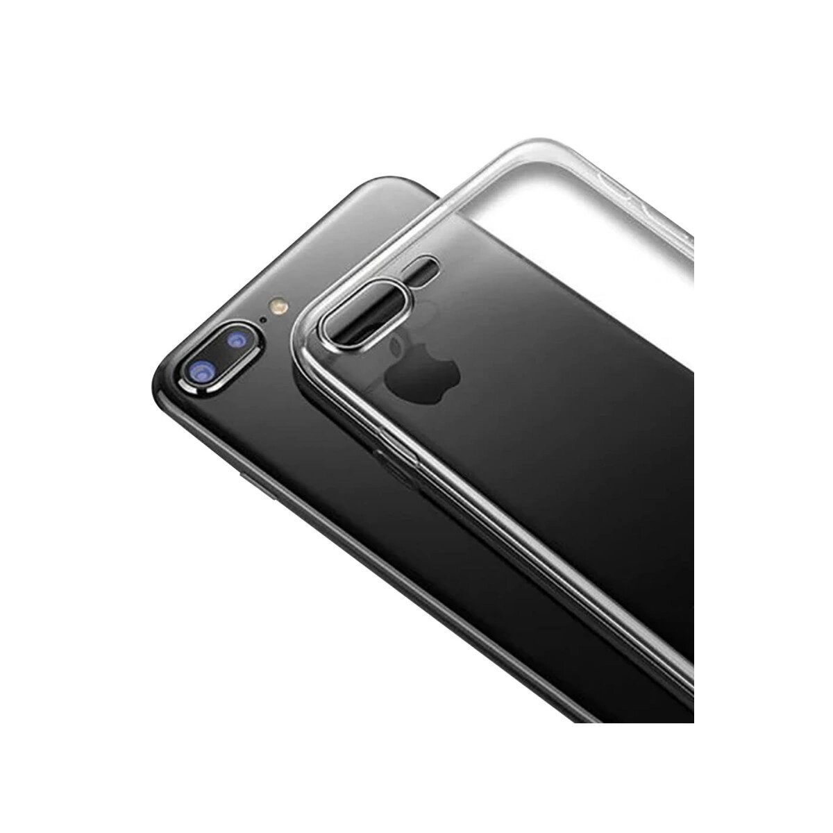 Apple İphone 8 Plus Kılıf Lüx Şeffaf Silikon