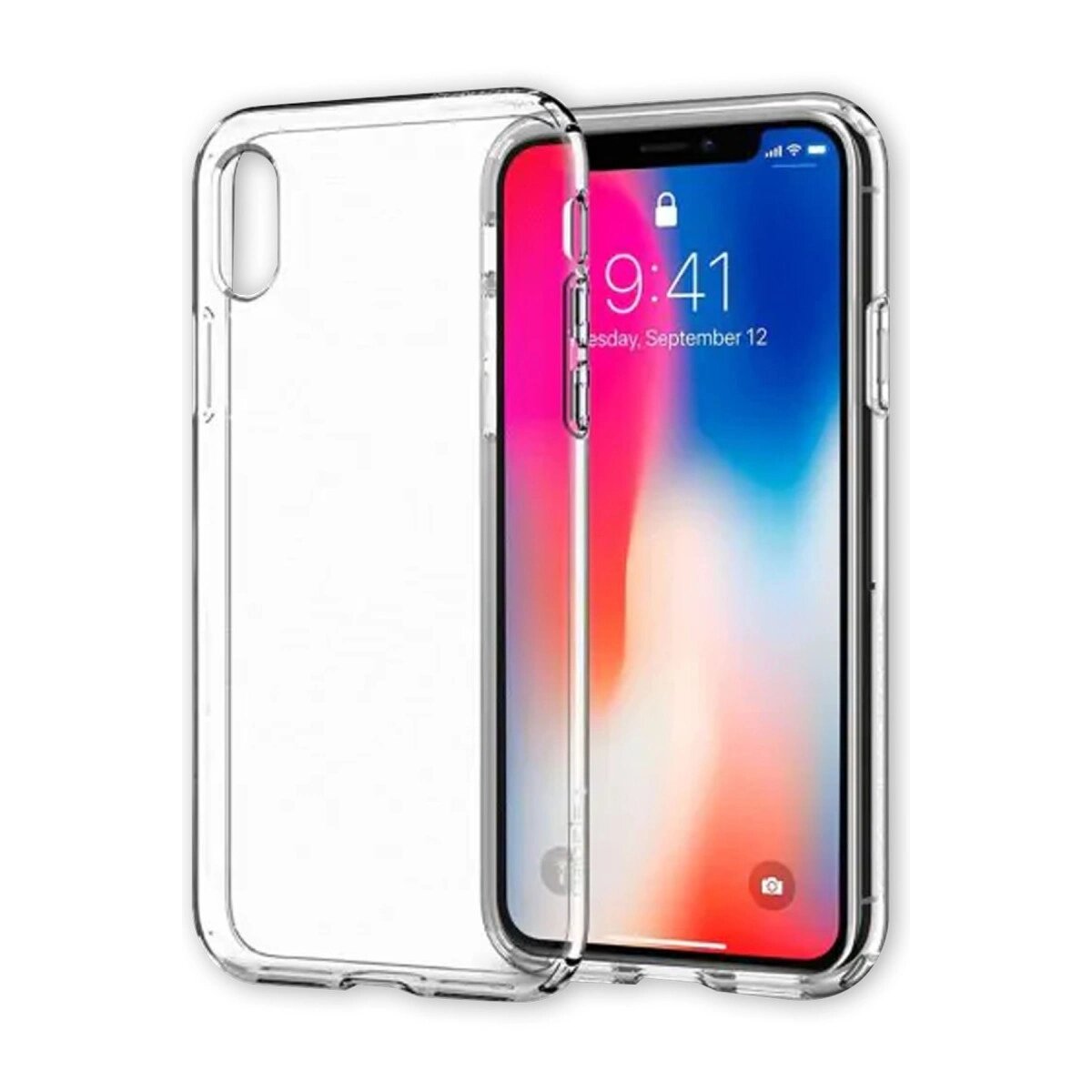 Apple İphone X Kılıf Lüx Şeffaf Silikon Apple İphone X Kılıf Lüx Şeffaf Silikon