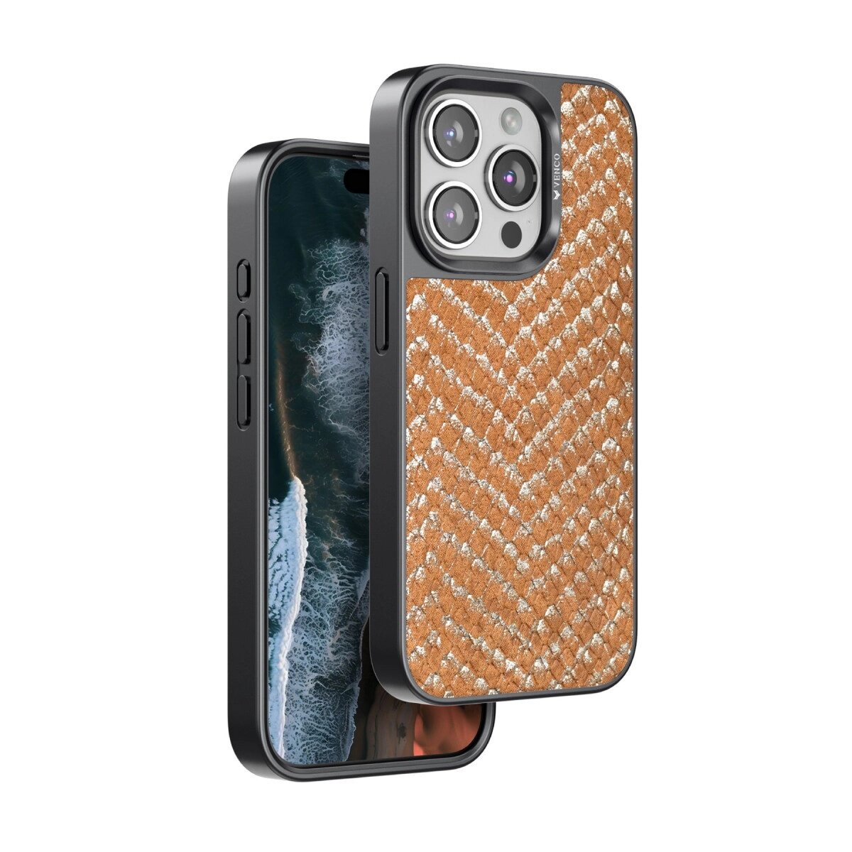 Venco Apple İphone 14 Pro Viper Kapak - Kahverengi Venco Apple İphone 14 Pro Viper Kapak - Kahverengi