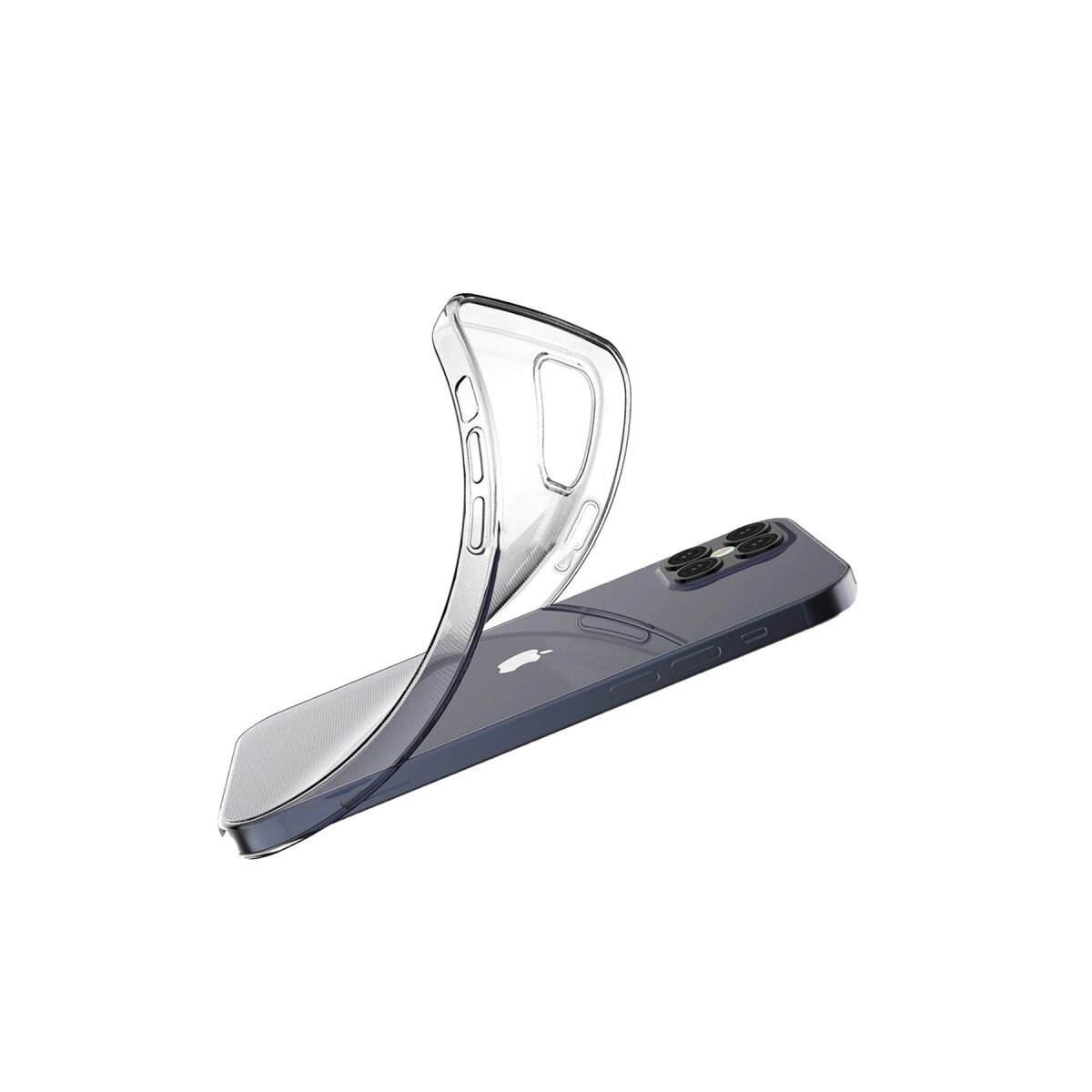 Apple İphone 12 Pro Max Kılıf Lüx Şeffaf Silikon Apple İphone 12 Pro Max Kılıf Lüx Şeffaf Silikon