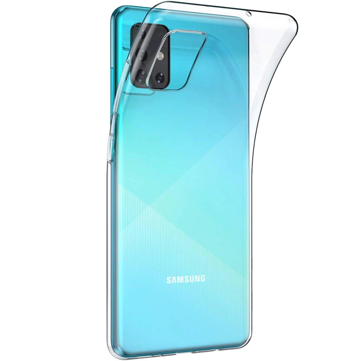 Samsung Galaxy A51 Kılıf Lüx Şeffaf Silikon Samsung Galaxy A51 Kılıf Lüx Şeffaf Silikon