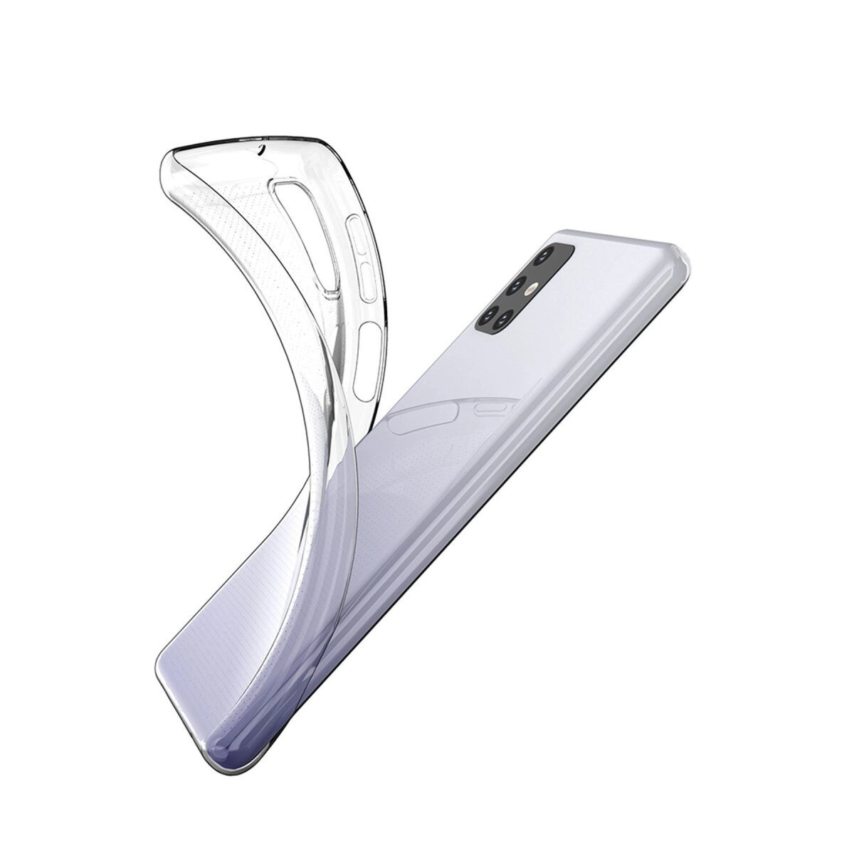 Samsung Galaxy M31s Kılıf Lüx Şeffaf Silikon Samsung Galaxy M31s Kılıf Lüx Şeffaf Silikon