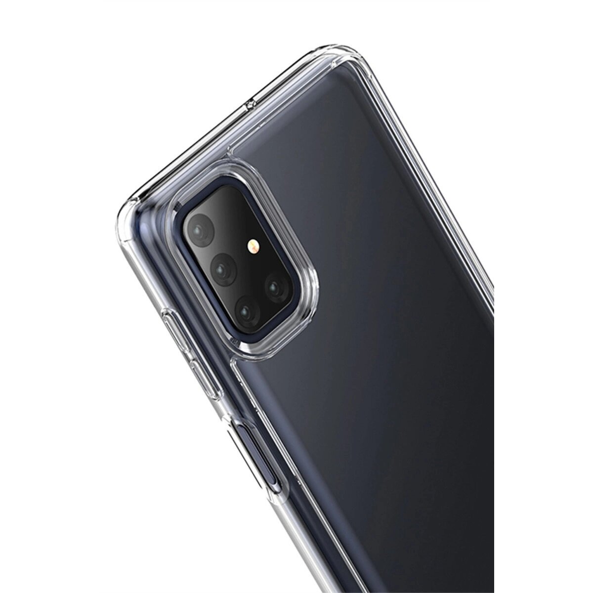 Samsung Galaxy M51 Kılıf Lüx Şeffaf Silikon Samsung Galaxy M51 Kılıf Lüx Şeffaf Silikon