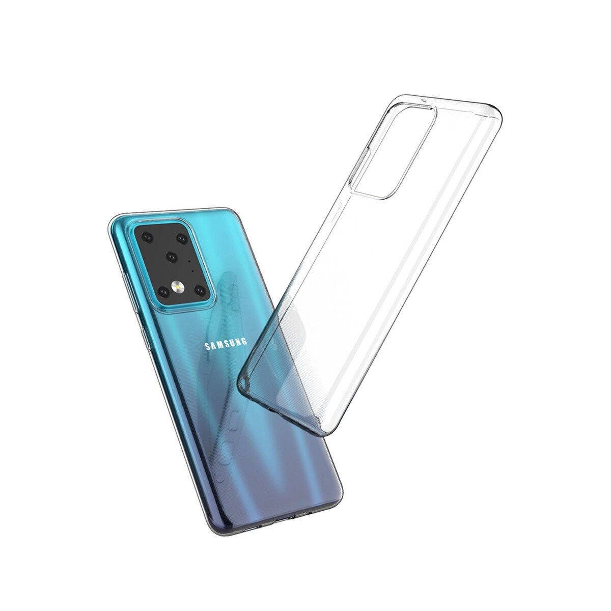Samsung Galaxy S20 Ultra Kılıf Lüx Şeffaf Silikon Samsung Galaxy S20 Ultra Kılıf Lüx Şeffaf Silikon