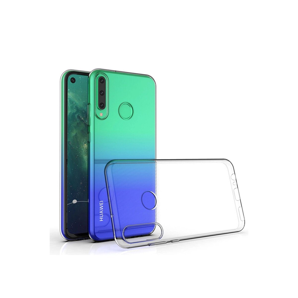 Huawei Y6p Kılıf Lüx Şeffaf Silikon - Şeffaf Huawei Y6p Kılıf Lüx Şeffaf Silikon - Şeffaf